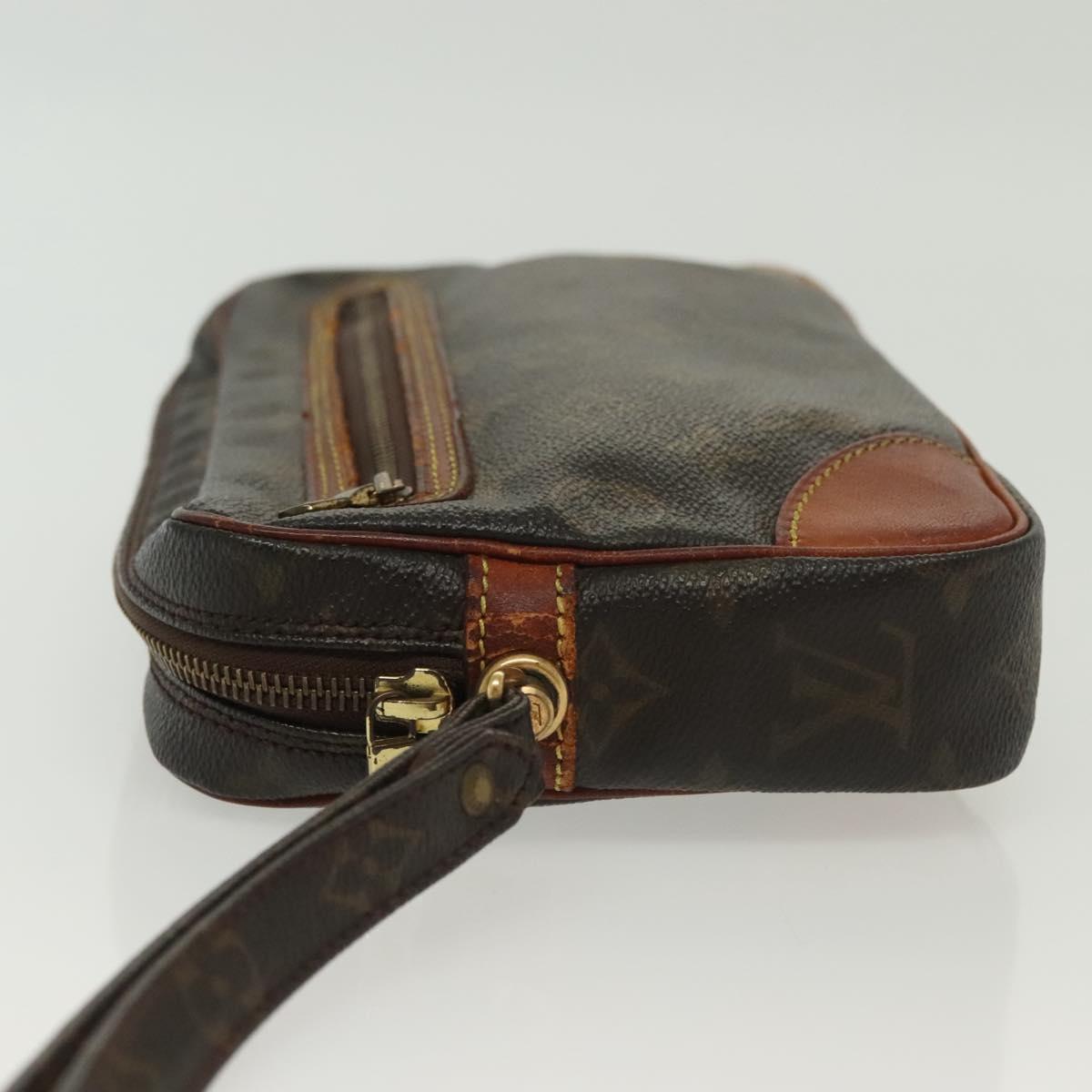 LOUIS VUITTON Monogram Marly Dragonne GM Clutch Bag M51825 LV Auth ti3331