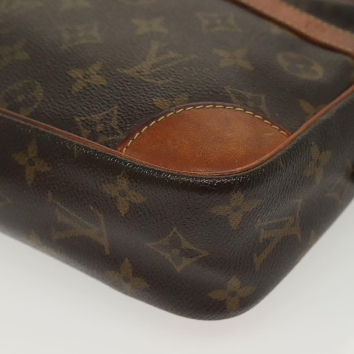 LOUIS VUITTON Monogram Compiegne 28 Clutch Bag M51845 LV Auth ti3333