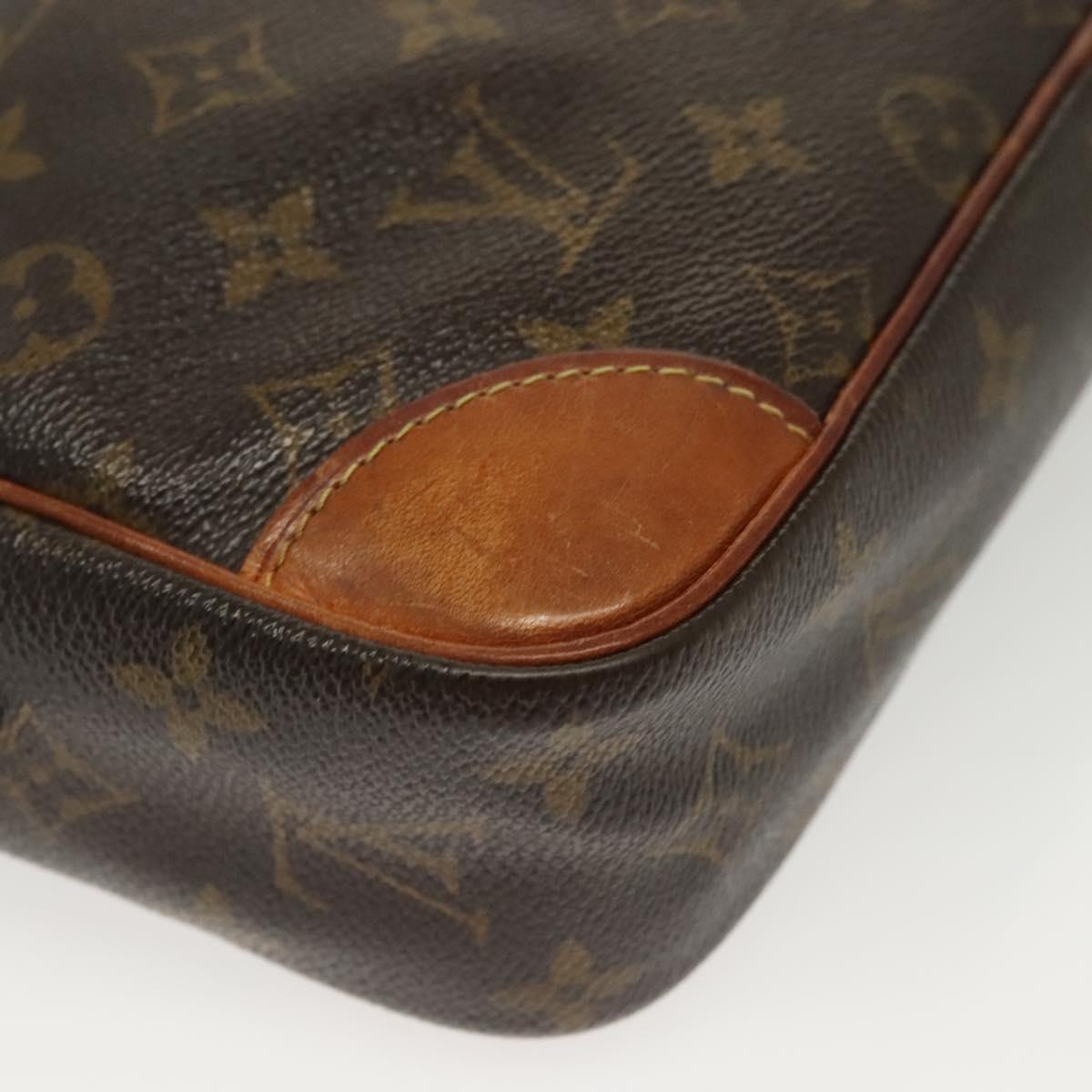 LOUIS VUITTON Monogram Compiegne 28 Clutch Bag M51845 LV Auth ti3333