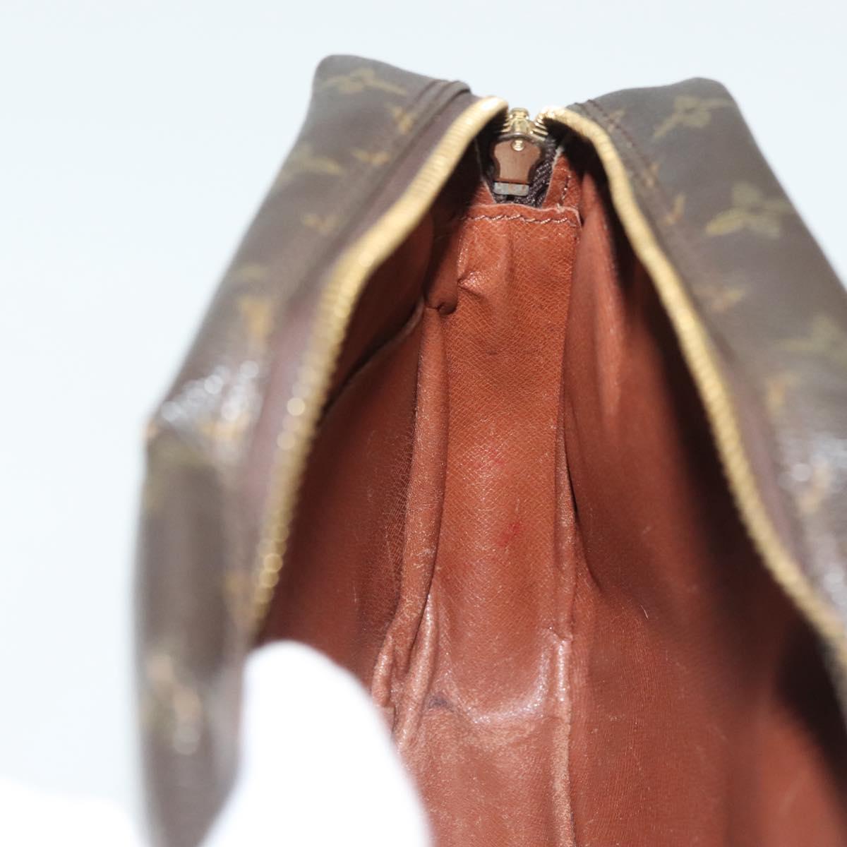 LOUIS VUITTON Monogram Compiegne 28 Clutch Bag M51845 LV Auth ti3333