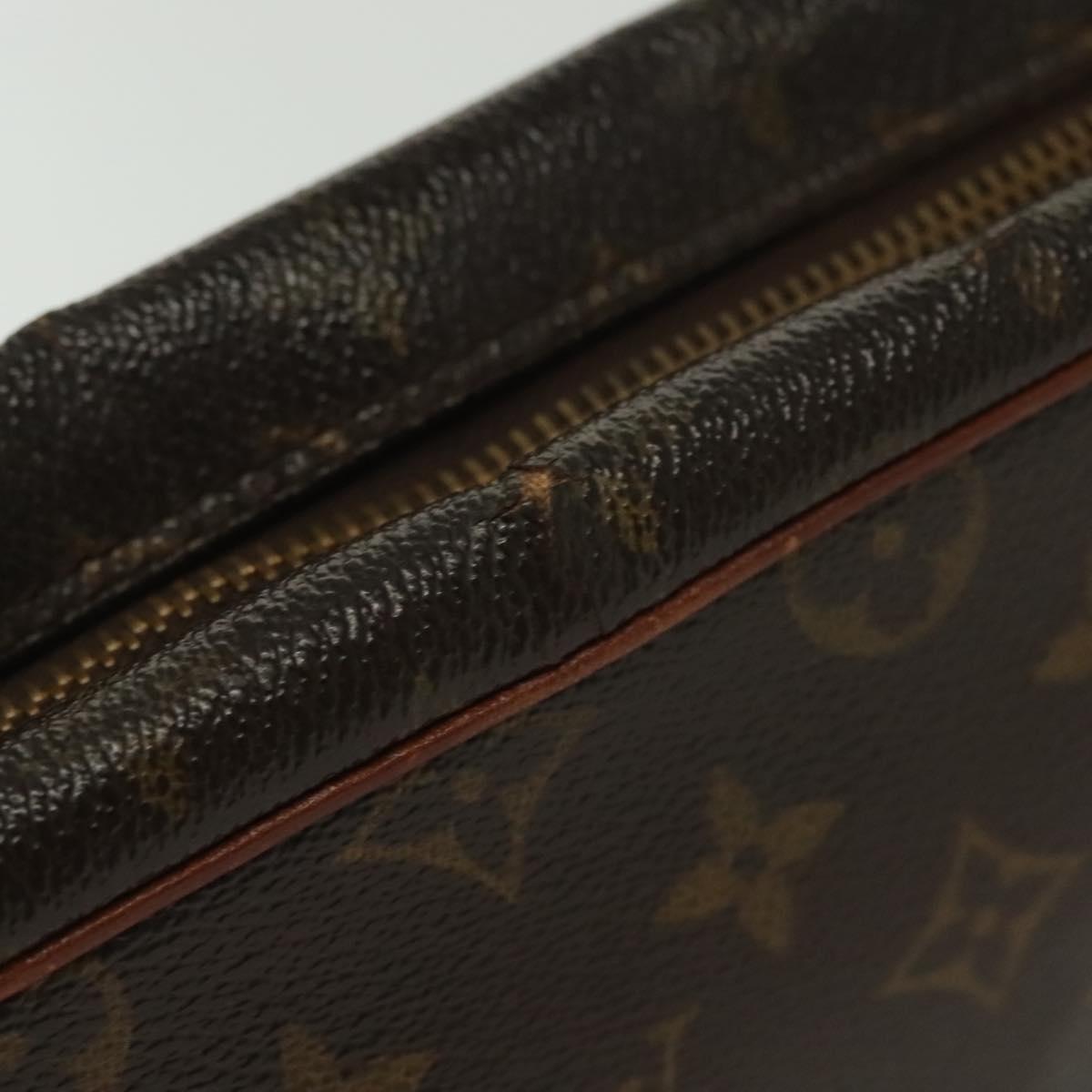 LOUIS VUITTON Monogram Compiegne 28 Clutch Bag M51845 LV Auth ti3333