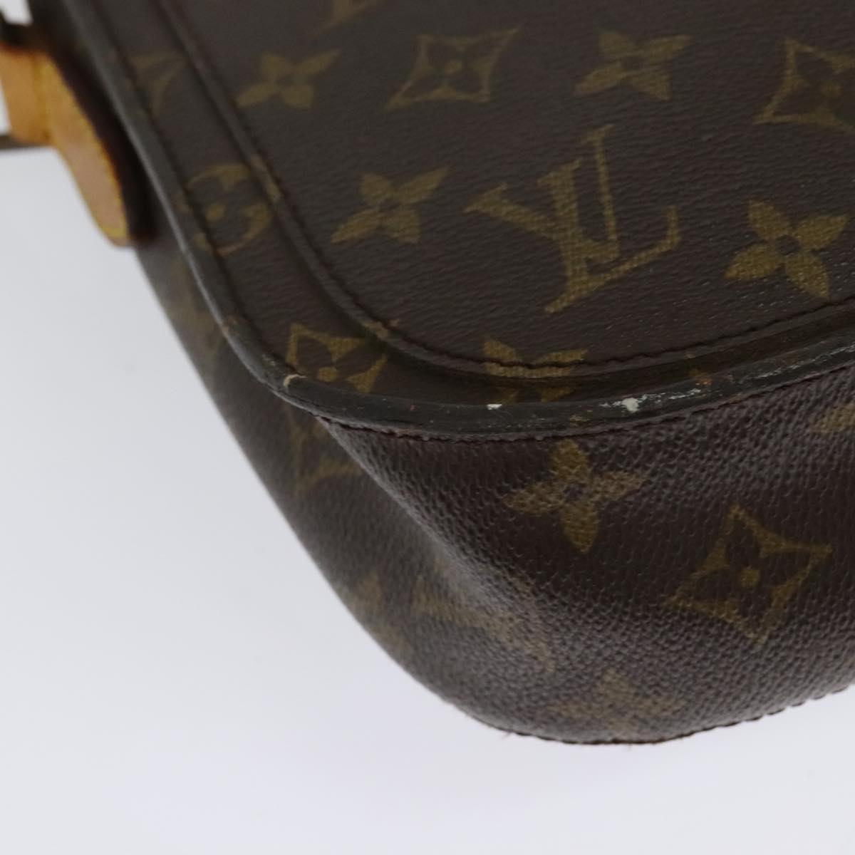 LOUIS VUITTON Monogram Saint Cloud GM Shoulder Bag M51242 LV Auth ti3334