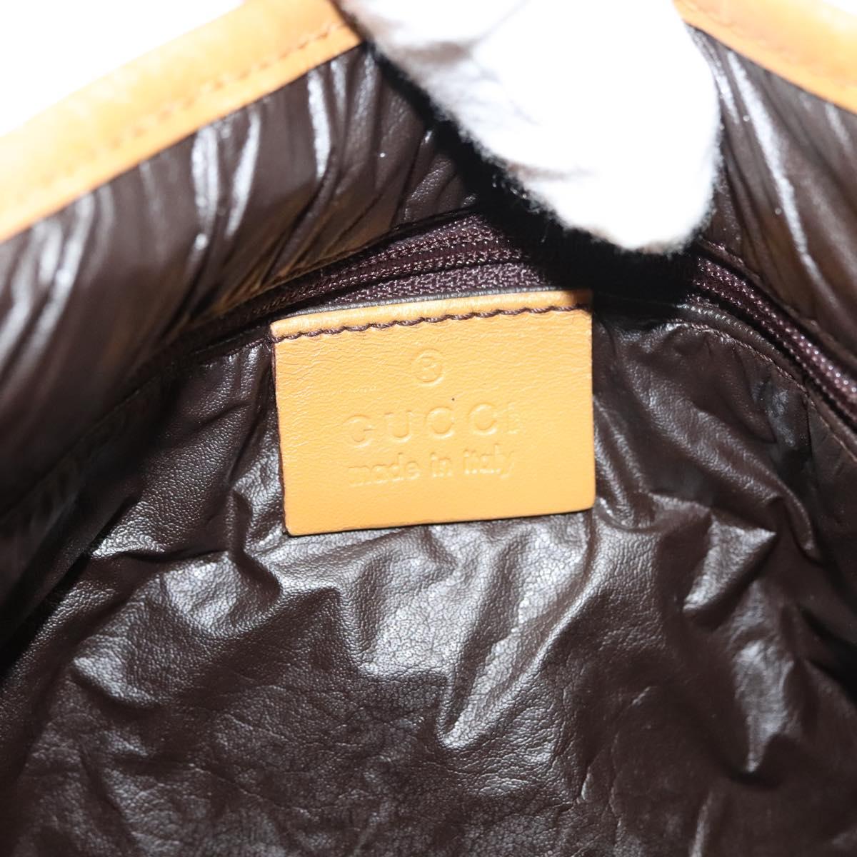 GUCCI GG Canvas Sherry Line Jackie Shoulder Bag Beige Gold 001 4057 Auth ti3339