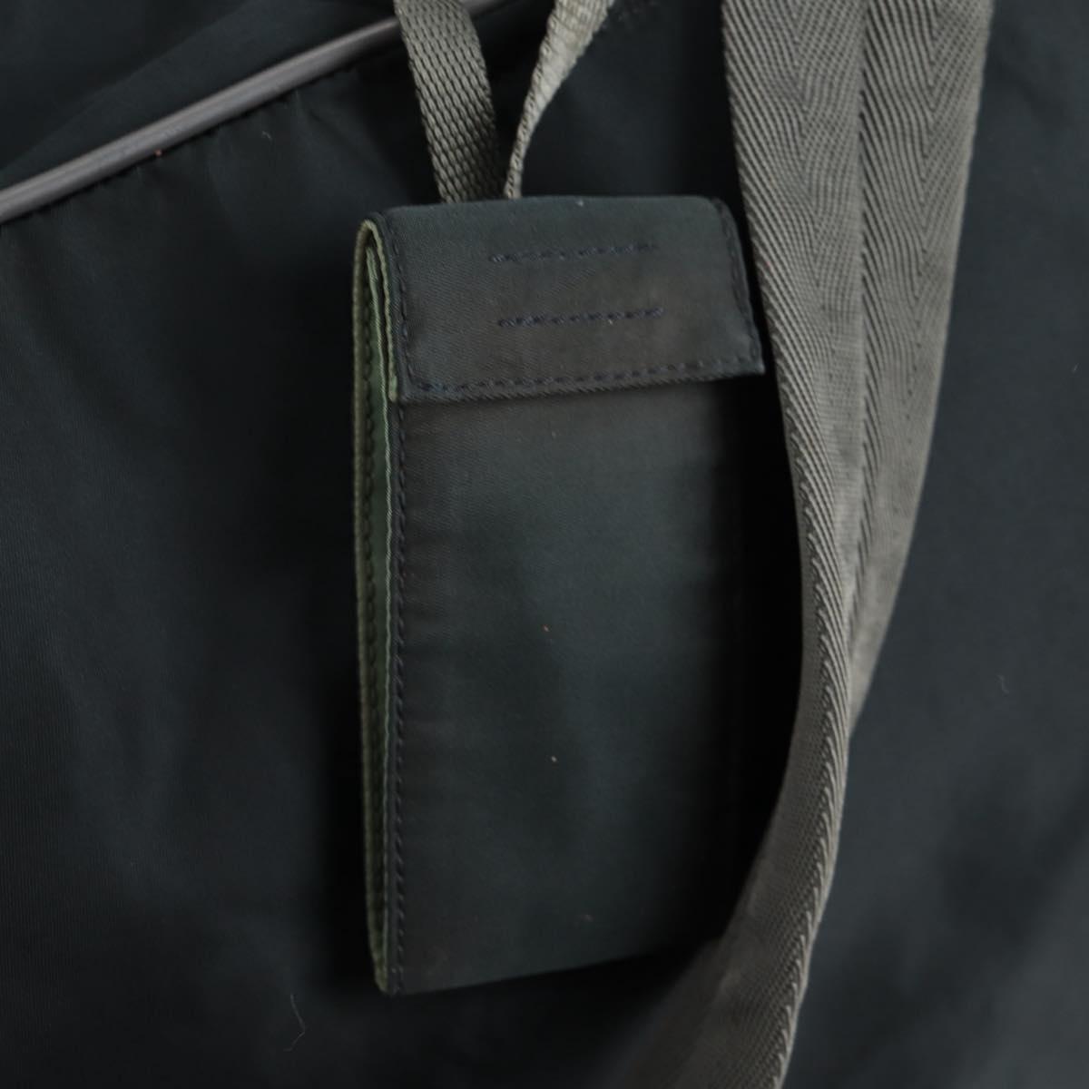 PRADA Sports Hand Bag Nylon 2way Navy Silver Auth ti3358