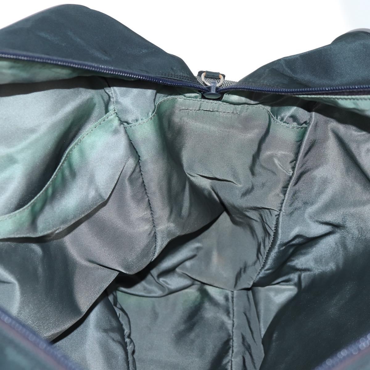 PRADA Sports Hand Bag Nylon 2way Navy Silver Auth ti3358