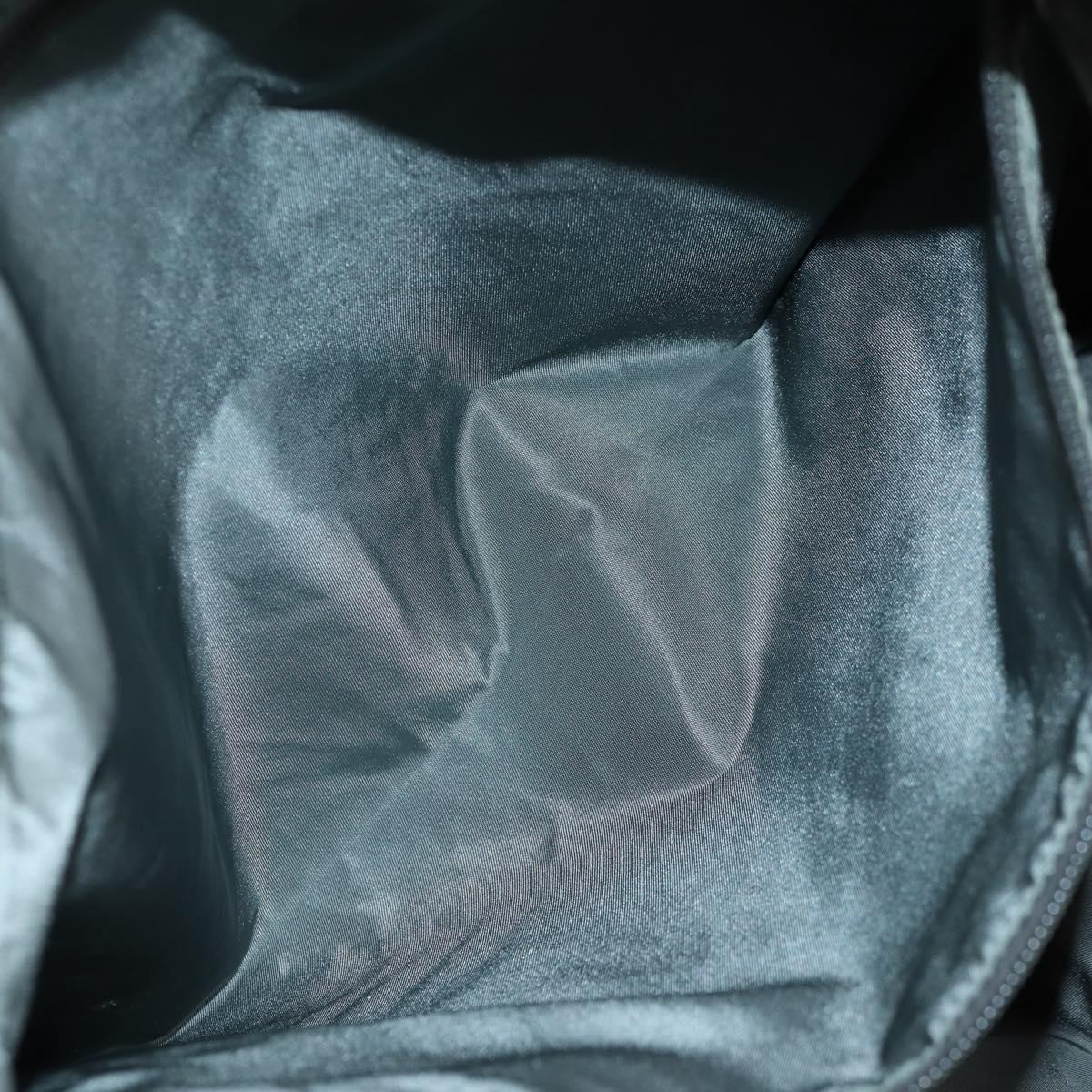 PRADA Sports Hand Bag Nylon 2way Navy Silver Auth ti3358