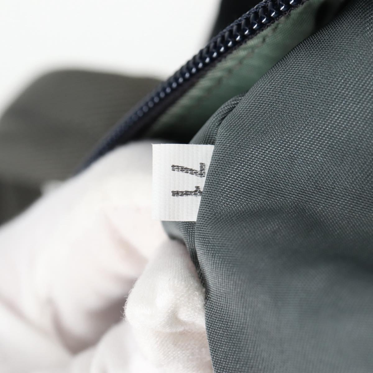 PRADA Sports Hand Bag Nylon 2way Navy Silver Auth ti3358