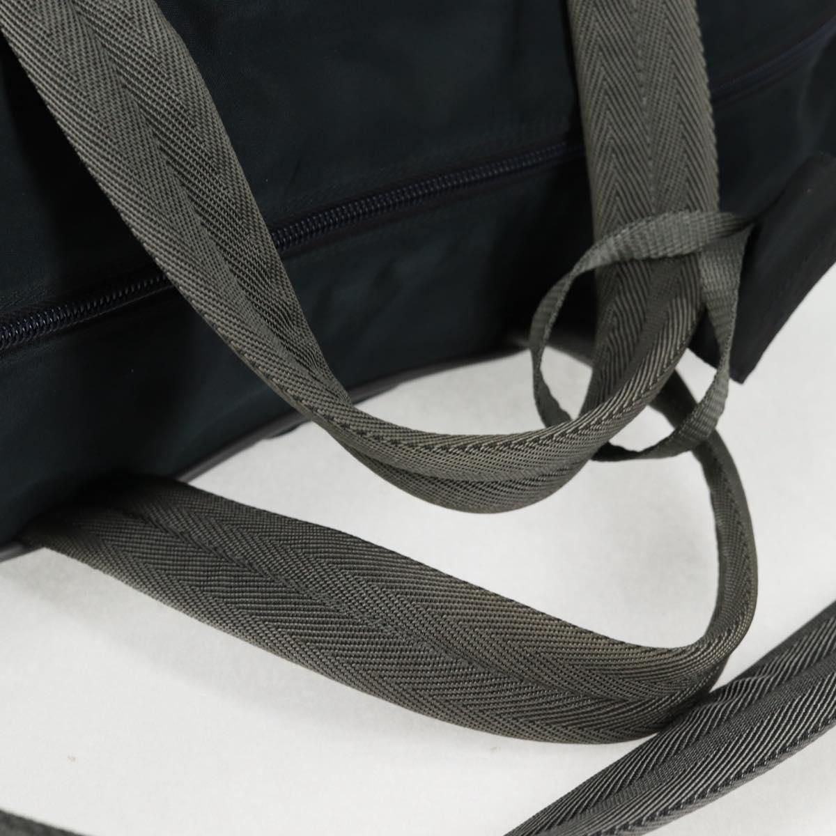 PRADA Sports Hand Bag Nylon 2way Navy Silver Auth ti3358
