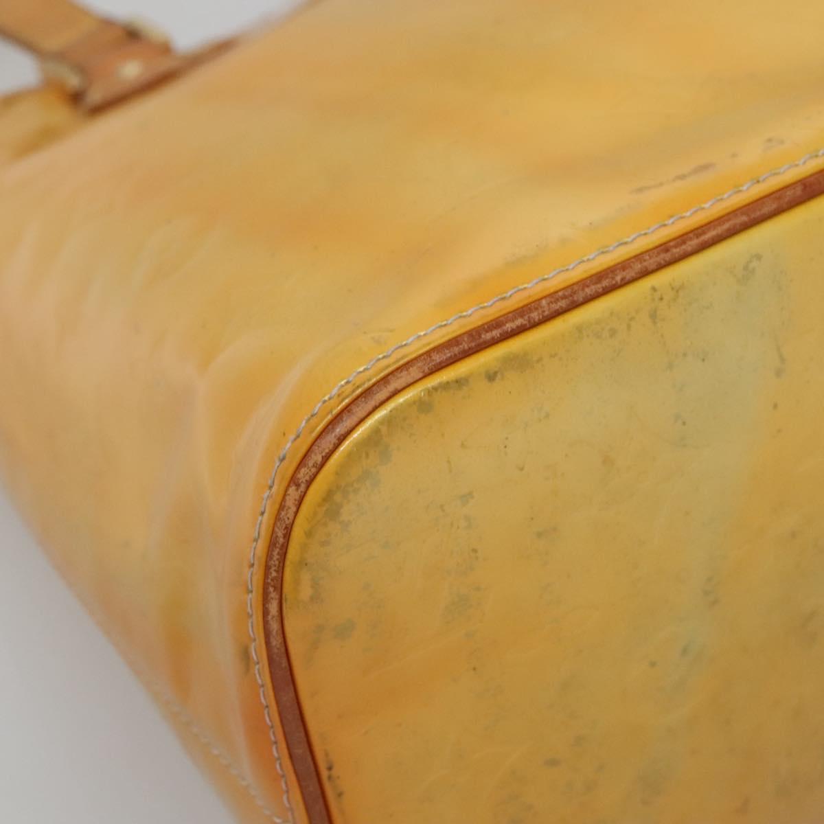 LOUIS VUITTON Monogram Vernis Houston Hand Bag Gris M91053 LV Auth ti3376