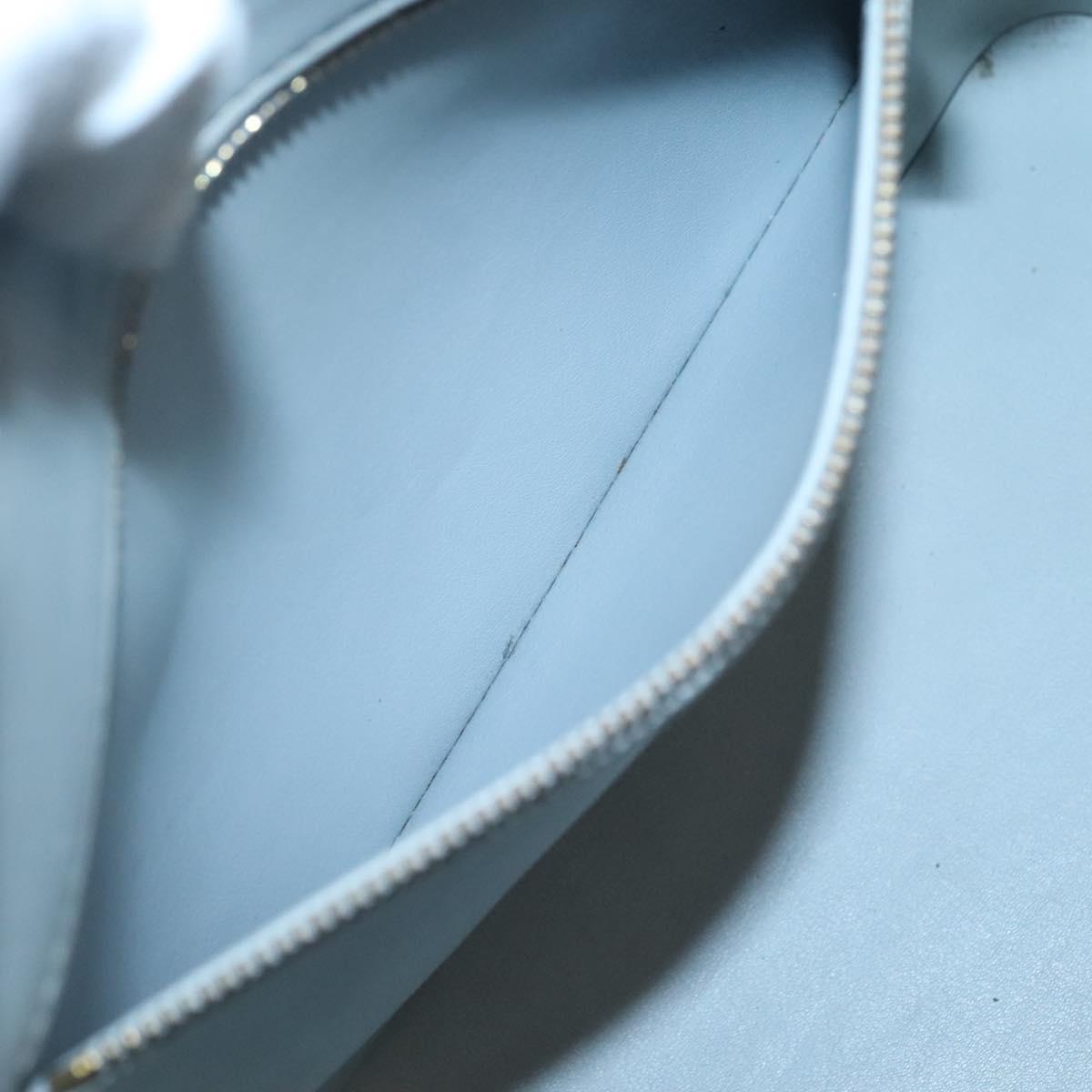 LOUIS VUITTON Monogram Vernis Houston Hand Bag Gris M91053 LV Auth ti3376