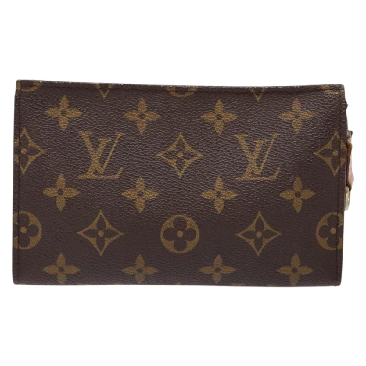LOUIS VUITTON Monogram Bucket PM Accessory Pouch LV Auth ti3382
