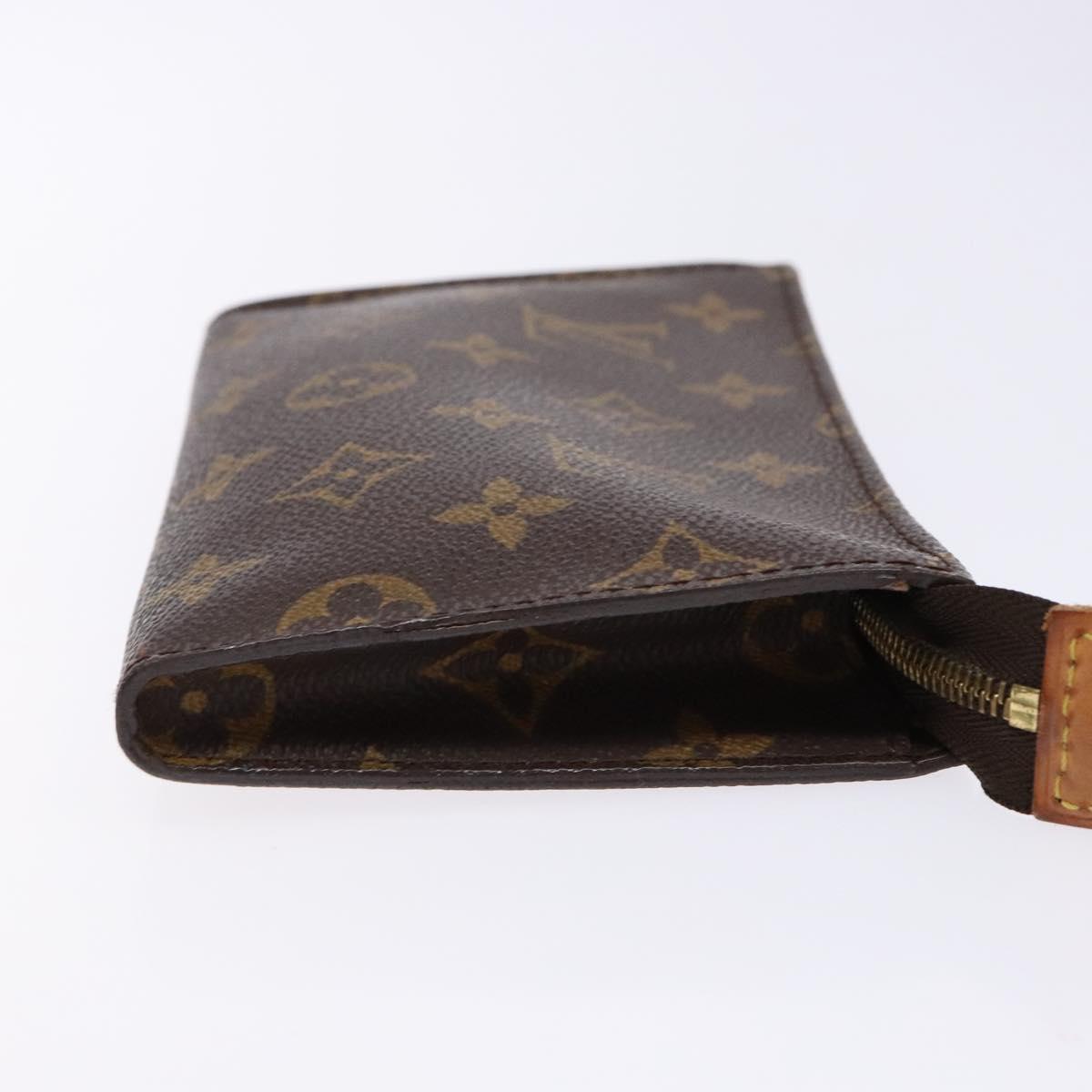 LOUIS VUITTON Monogram Bucket PM Accessory Pouch LV Auth ti3382