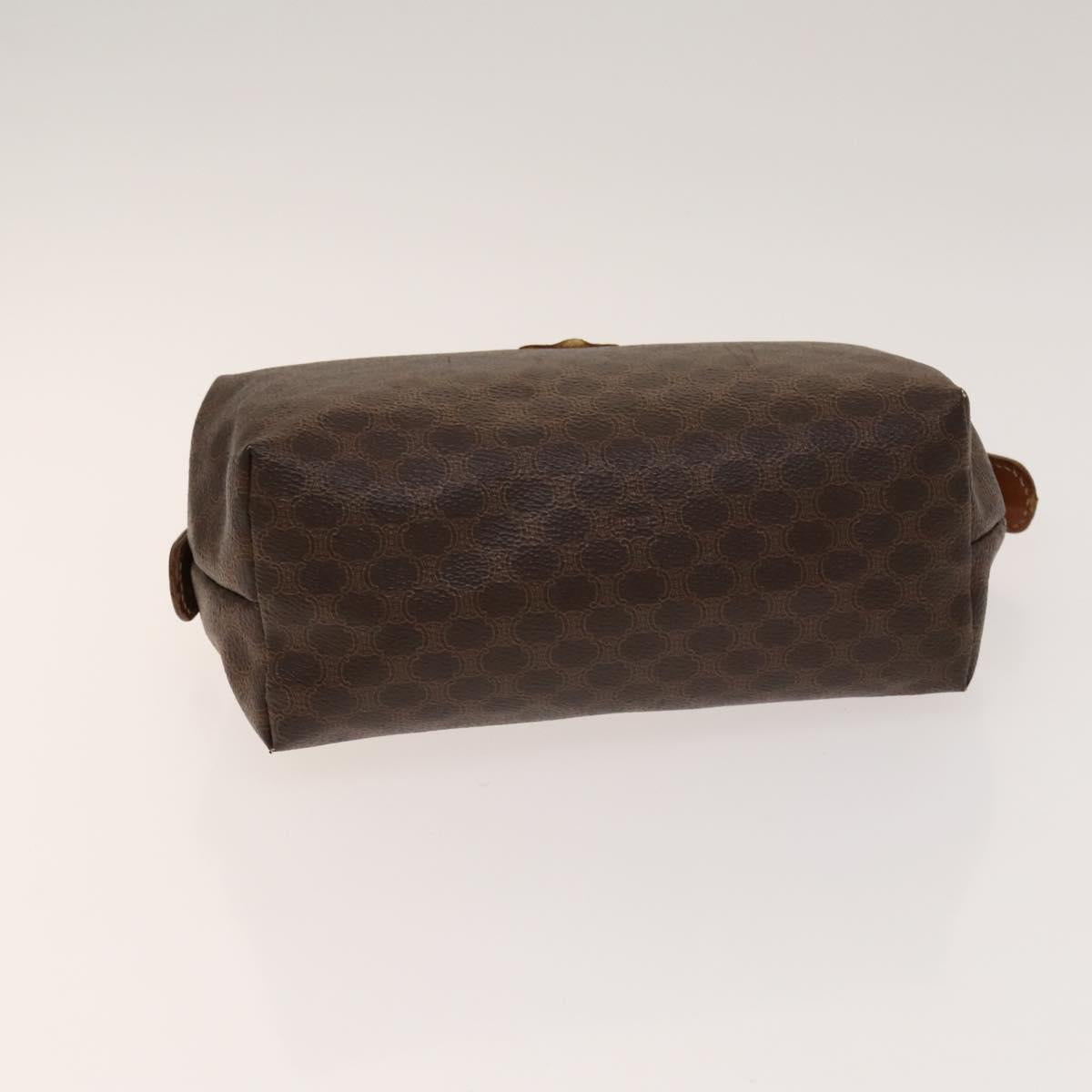 FENDI Celine Zucca Canvas Macadam Canvas Bag PVC 2Set Beige Brown Auth ti3415