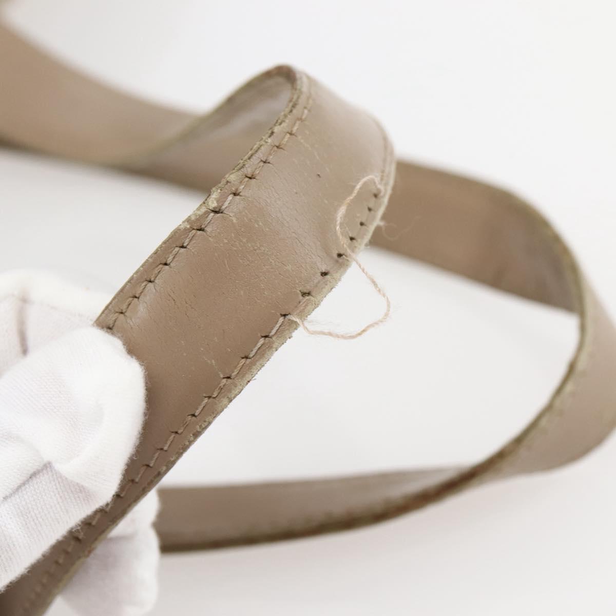 CHANEL New Travel Line Tote Bag Nylon Beige Gold CC Auth ti3423