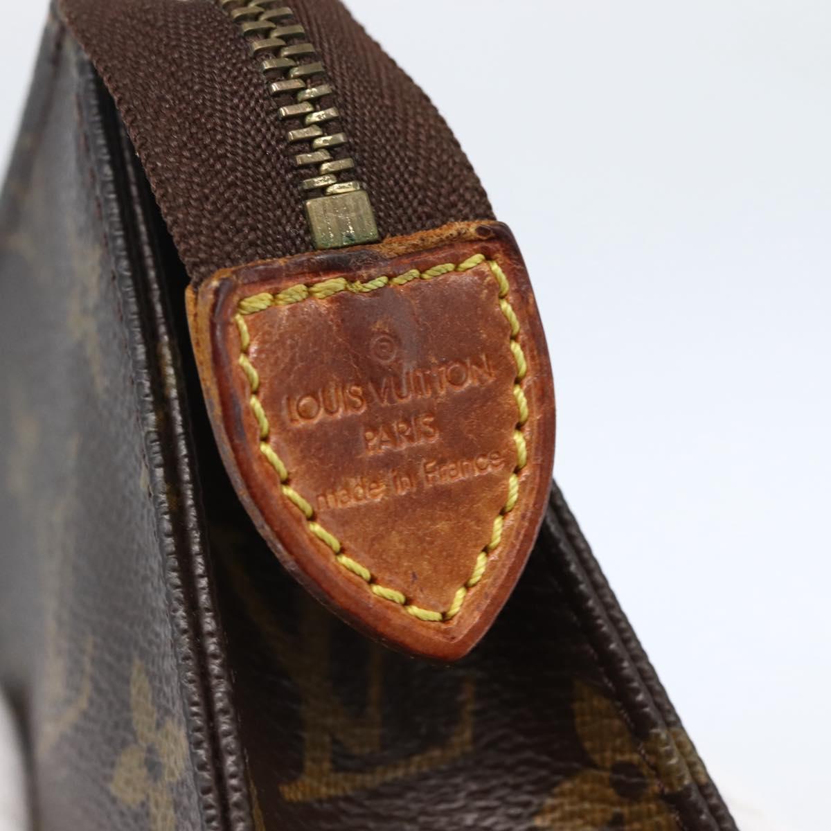 LOUIS VUITTON Monogram Poche Toilette 15 Pouch M47546 LV Auth ti3439