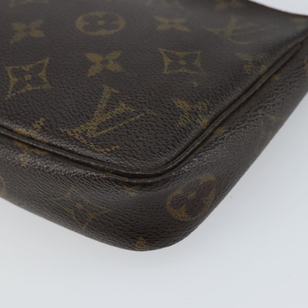 LOUIS VUITTON Monogram Pochette Accessoires Pouch M51980 LV Auth ti3441