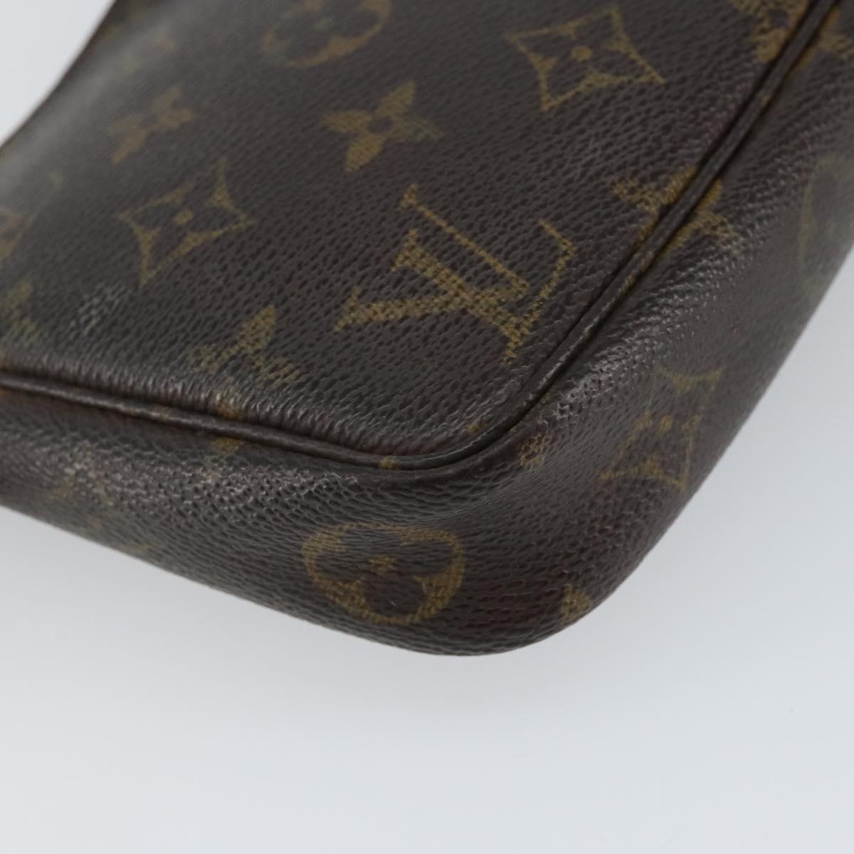 LOUIS VUITTON Monogram Pochette Accessoires Pouch M51980 LV Auth ti3441