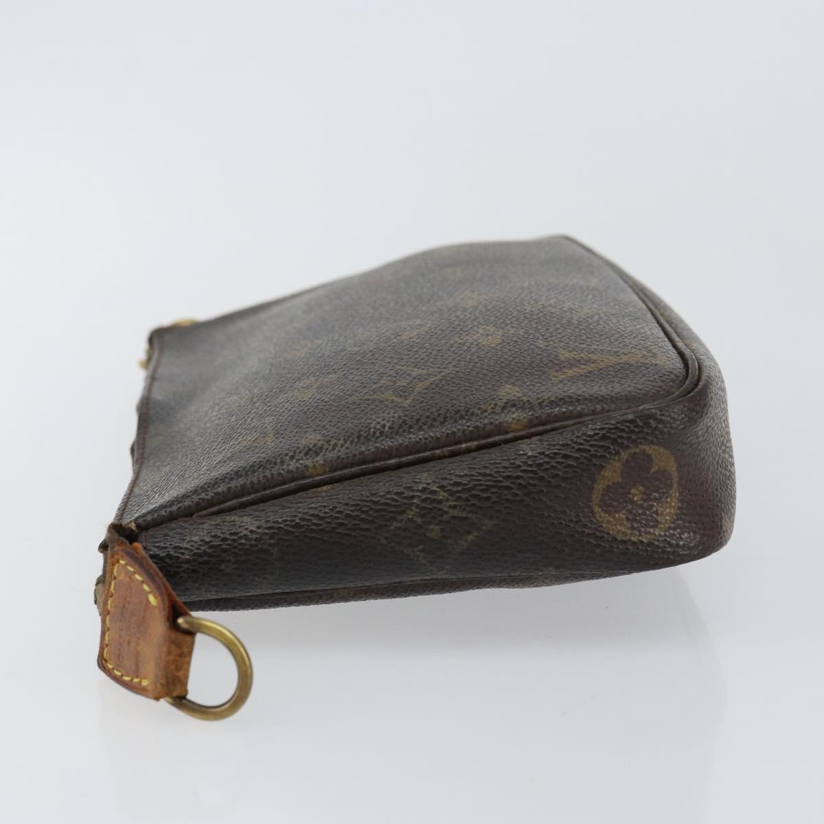 LOUIS VUITTON Monogram Pochette Accessoires Pouch M51980 LV Auth ti3441