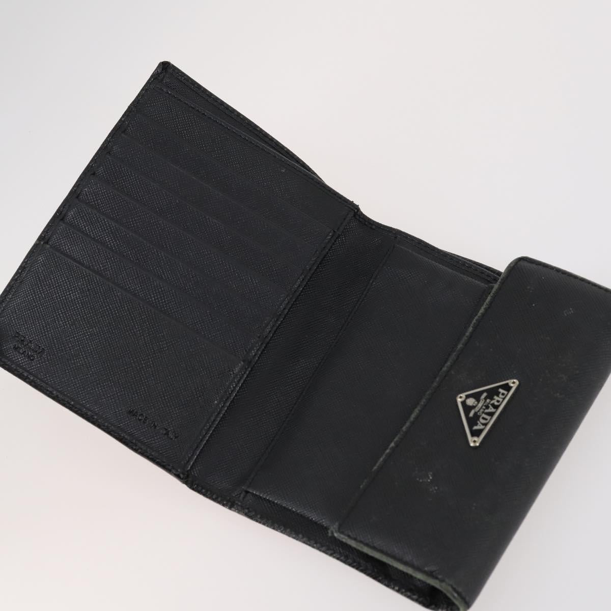 PRADA Pouch Wallet Leather 5Set Pink Black blue Auth ti3456
