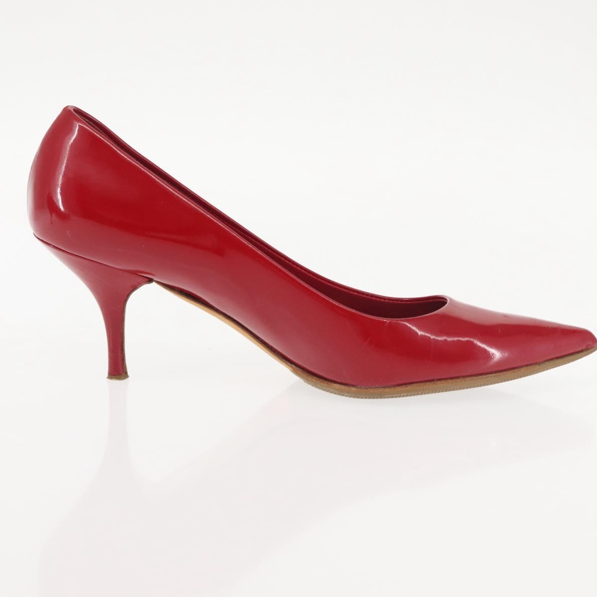 Miu Miu High heels Patent leather Red Auth ti3462