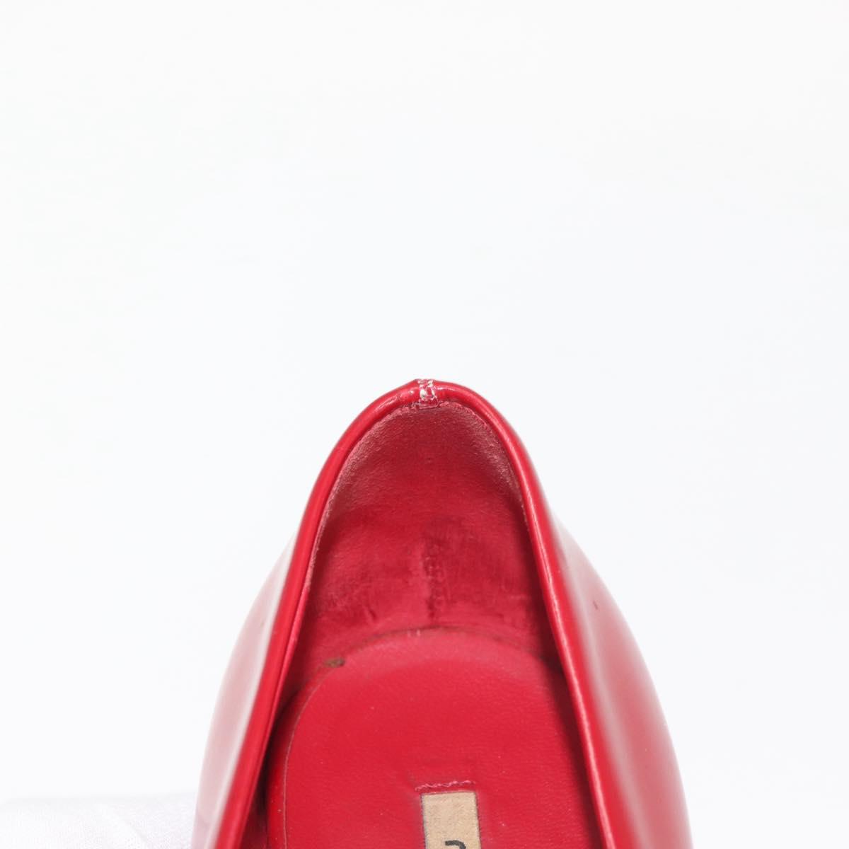 Miu Miu High heels Patent leather Red Auth ti3462