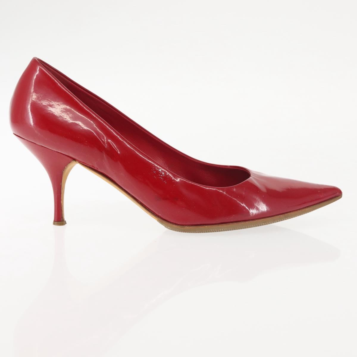 Miu Miu High heels Patent leather Red Auth ti3462