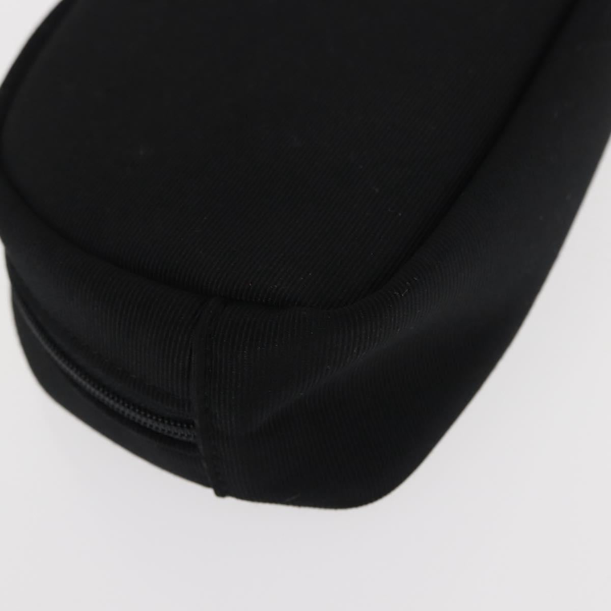 BURBERRY Nova Check Handkerchief Pouch Nylon 2Set Black Beige Auth ti3471