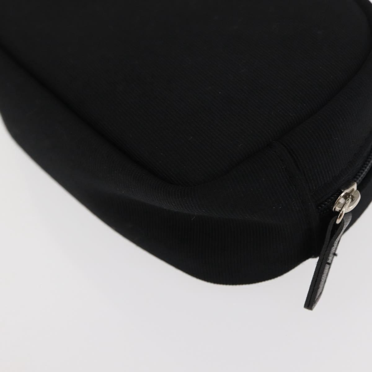 BURBERRY Nova Check Handkerchief Pouch Nylon 2Set Black Beige Auth ti3471