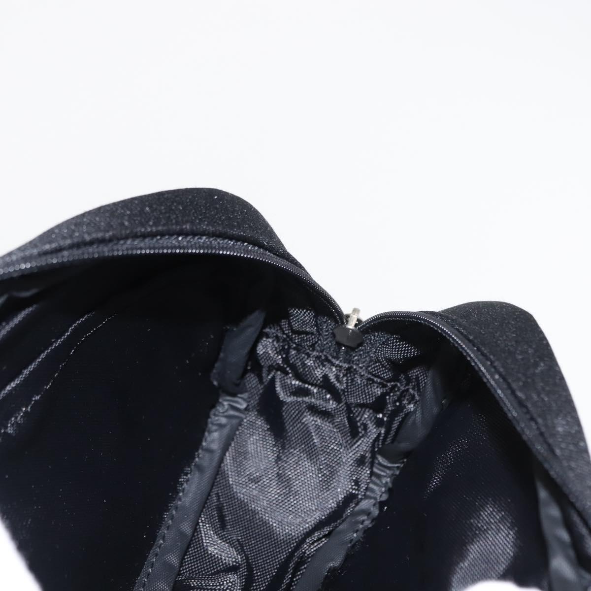 BURBERRY Nova Check Handkerchief Pouch Nylon 2Set Black Beige Auth ti3471