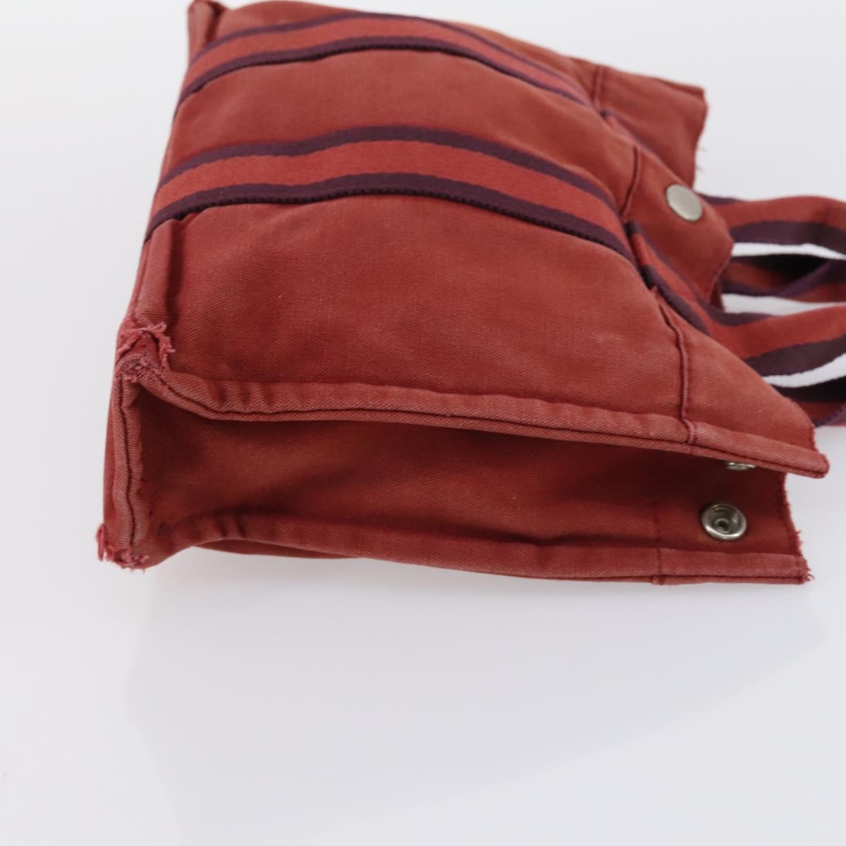 SAINT LAURENT Bvlgari Hermes Hand Bag Canvas 3 Set Pink Red beige Auth ti3473