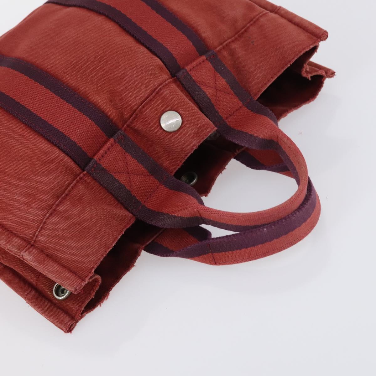 SAINT LAURENT Bvlgari Hermes Hand Bag Canvas 3 Set Pink Red beige Auth ti3473