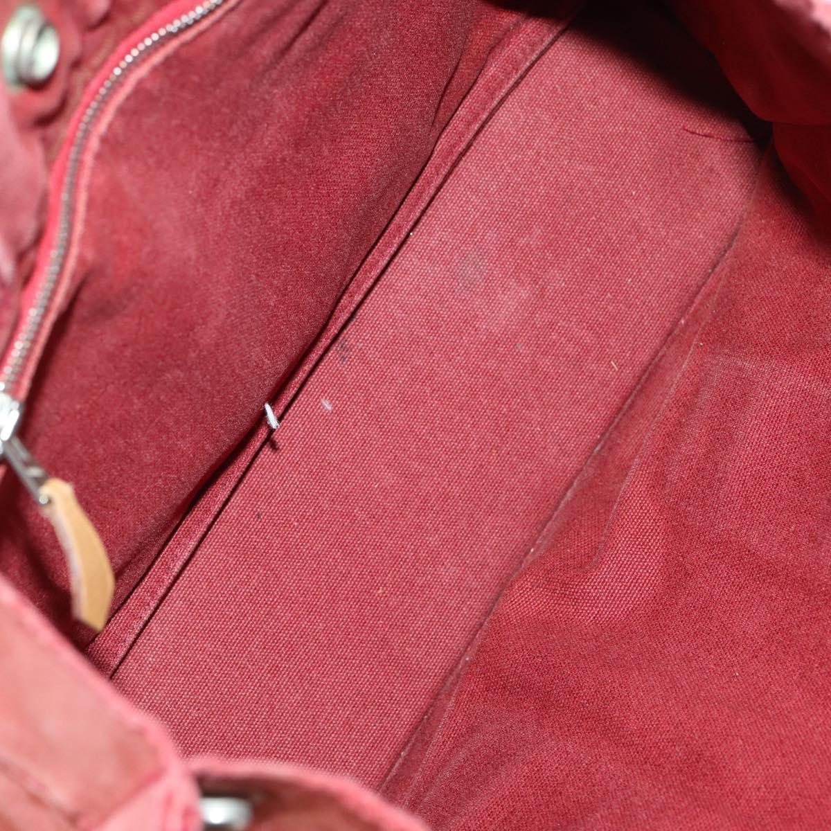 SAINT LAURENT Bvlgari Hermes Hand Bag Canvas 3 Set Pink Red beige Auth ti3473