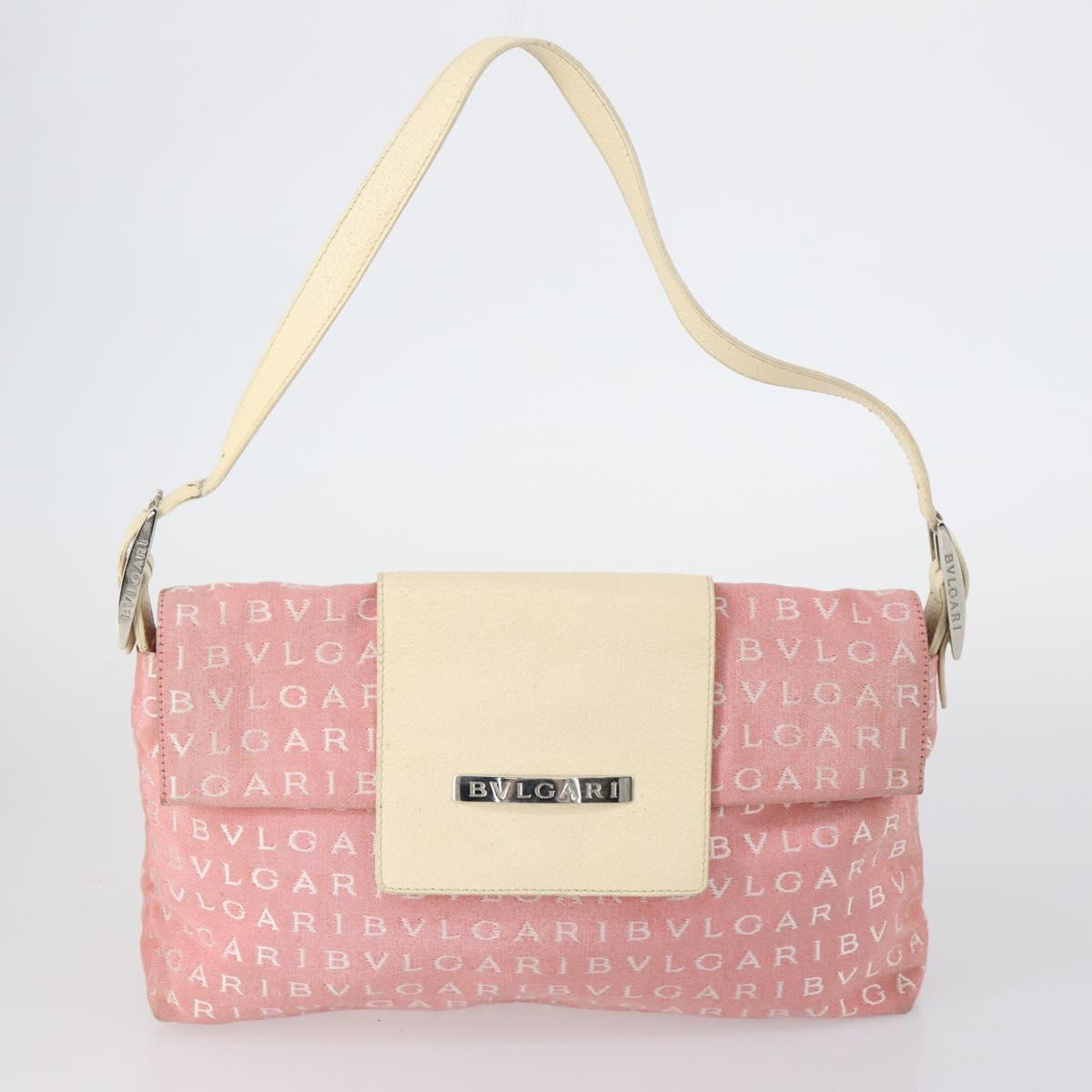 SAINT LAURENT Bvlgari Hermes Hand Bag Canvas 3 Set Pink Red beige Auth ti3473