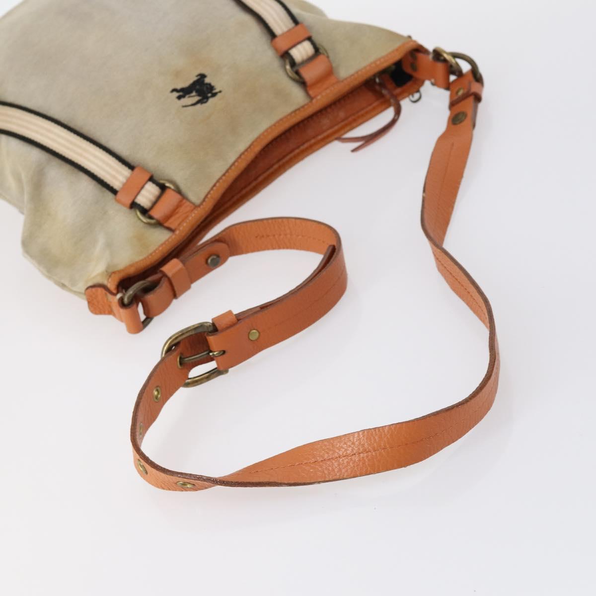 BURBERRY Blue Label Black label Bag Canvas Leather 6 Set Beige Black Auth ti3474