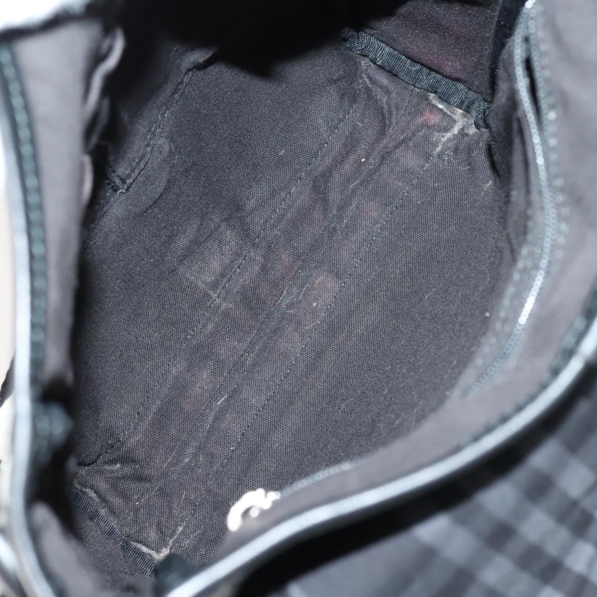 BURBERRY Blue Label Black label Bag Canvas Leather 6 Set Beige Black Auth ti3474