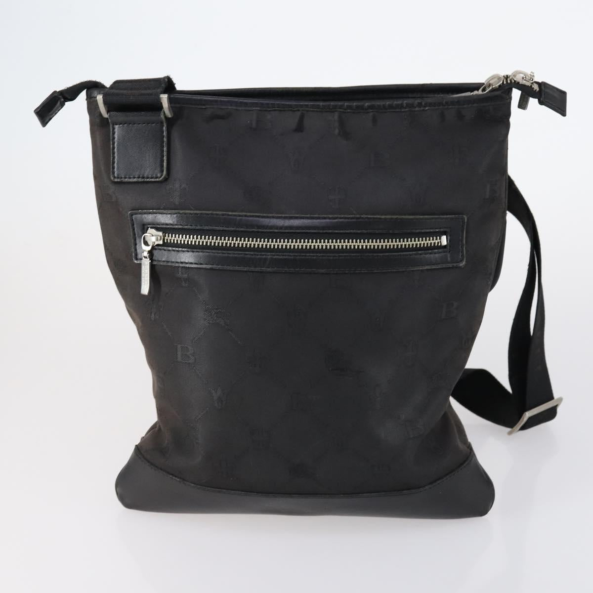 BURBERRY Blue Label Black label Bag Canvas Leather 6 Set Beige Black Auth ti3474