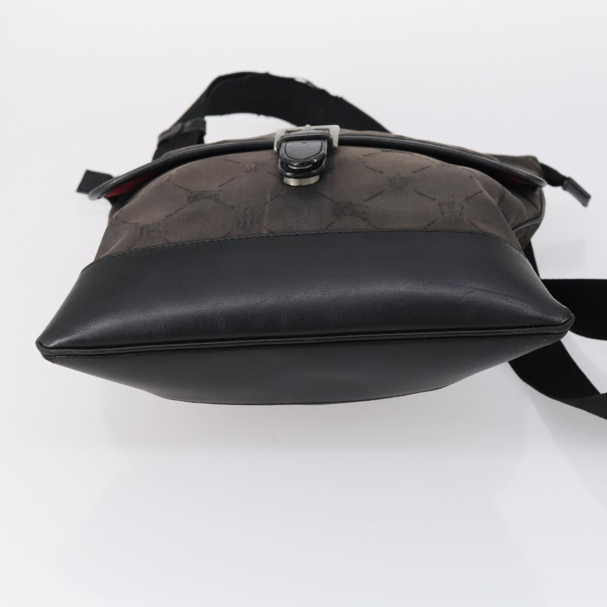 BURBERRY Blue Label Black label Bag Canvas Leather 6 Set Beige Black Auth ti3474