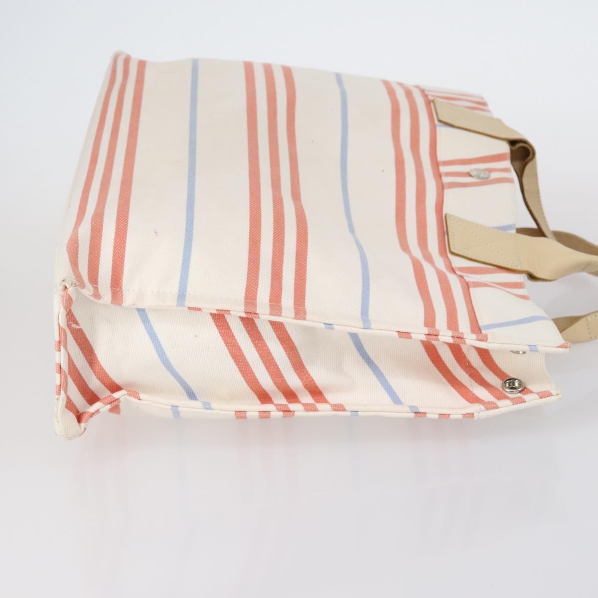 BURBERRY Nova Check Blue Label Tote Bag Canvas 3Set Beige Auth ti3475