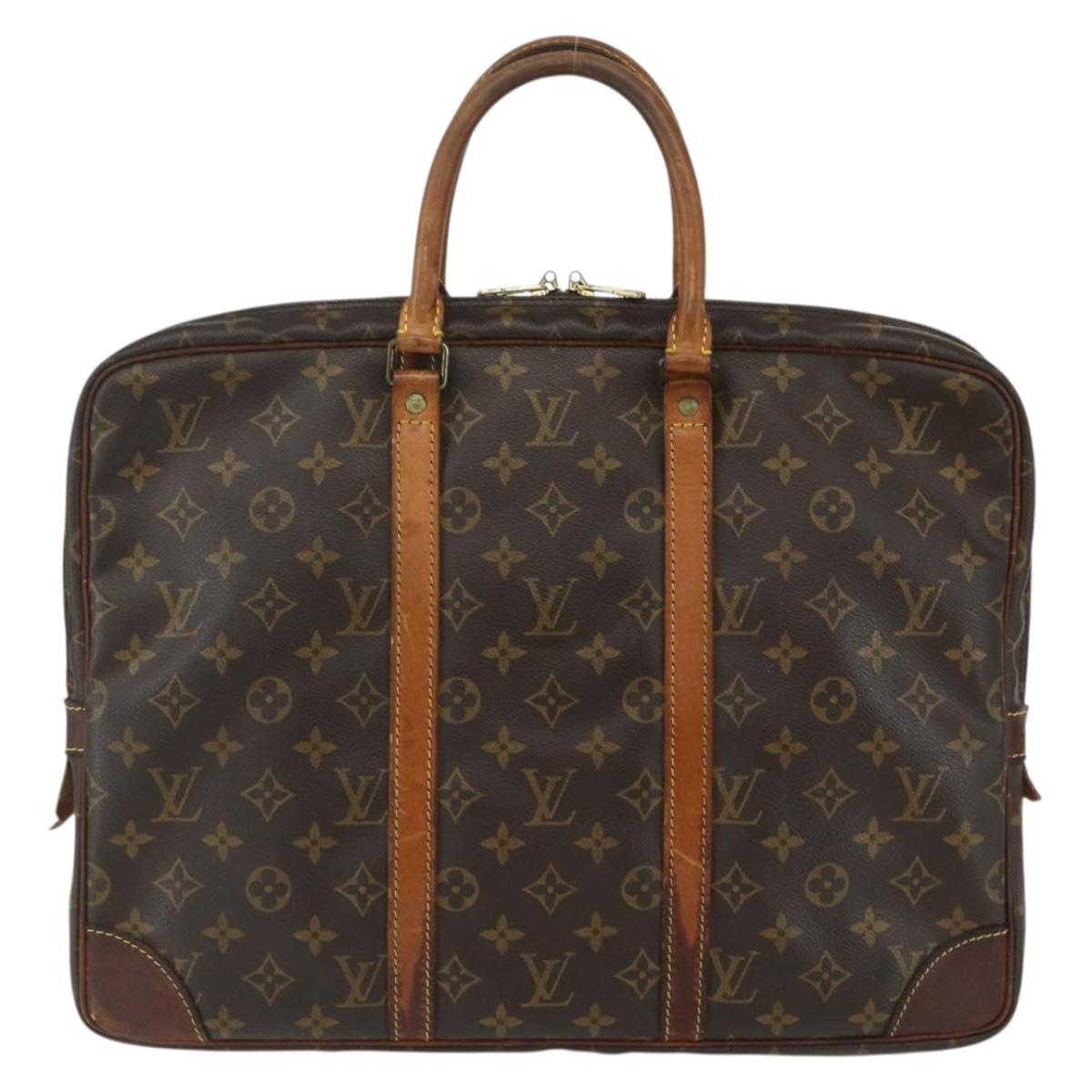LOUIS VUITTON Monogram Porte Documents Voyage Business Bag M53361 LV Auth ti3489