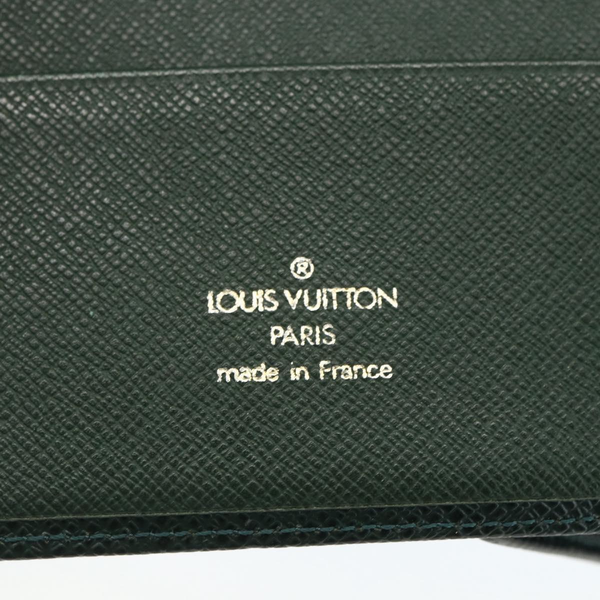 LOUIS VUITTON Taiga Agenda GM Day Planner Cover Epicea R20404 LV Auth ti3495