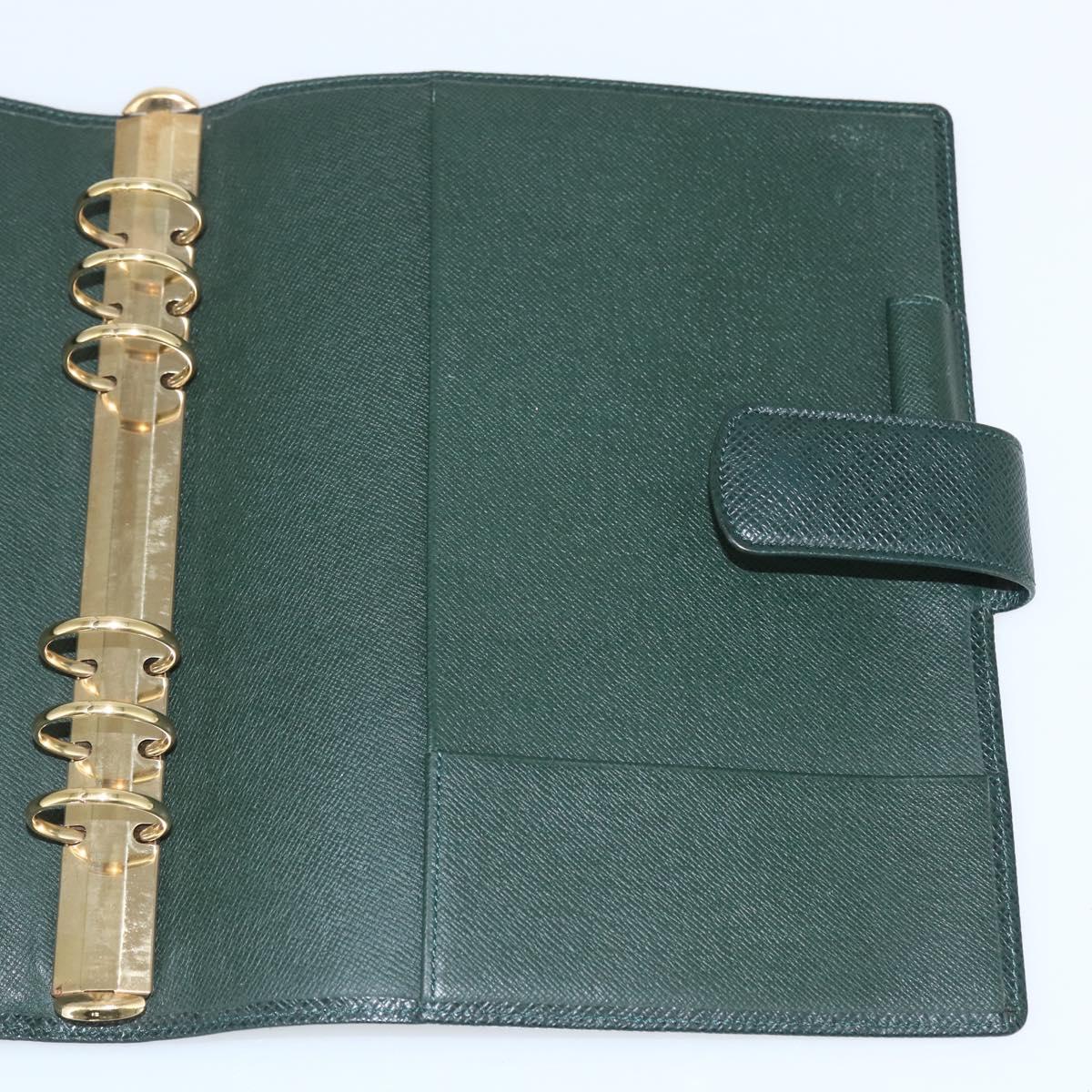 LOUIS VUITTON Taiga Agenda GM Day Planner Cover Epicea R20404 LV Auth ti3495