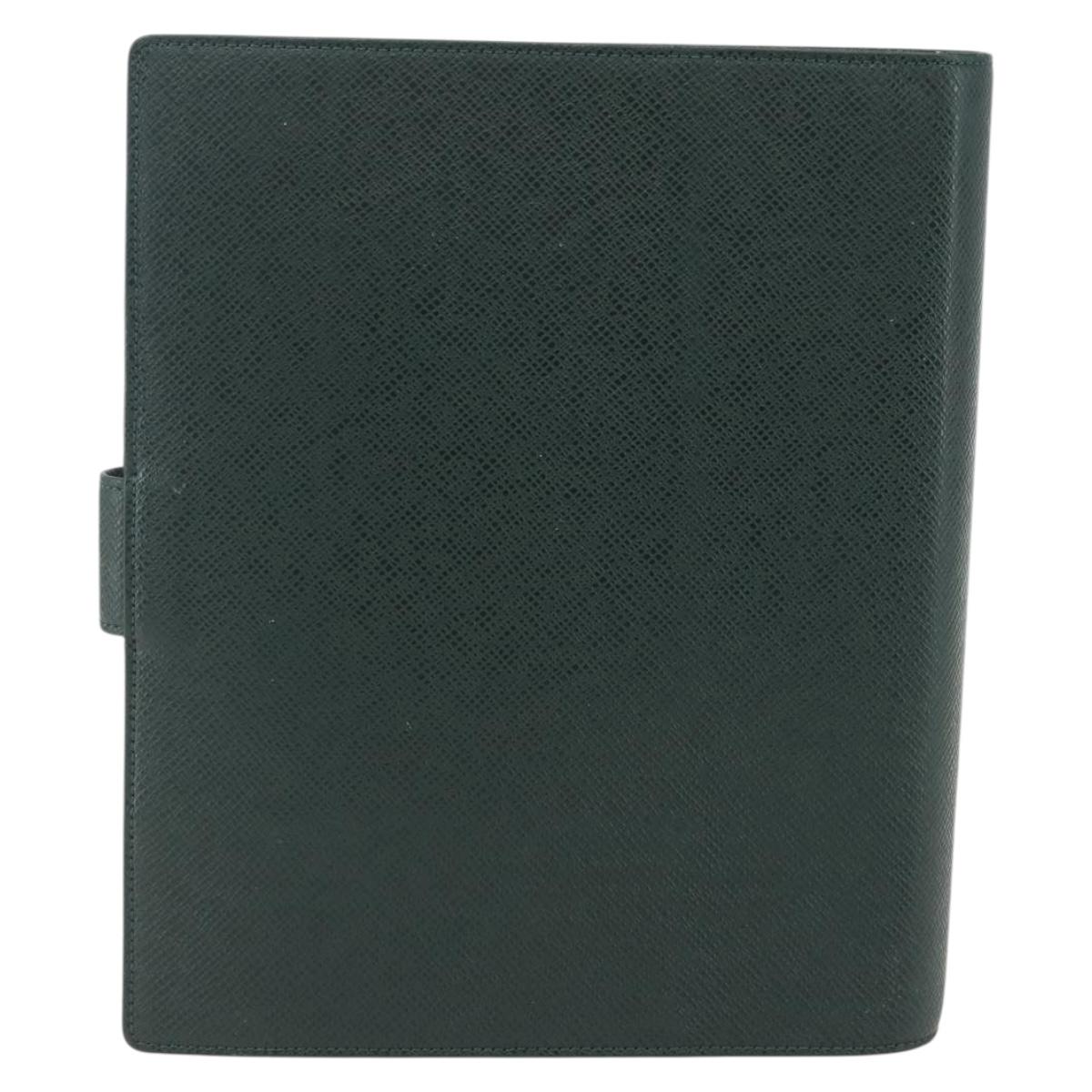 LOUIS VUITTON Taiga Agenda GM Day Planner Cover Epicea R20404 LV Auth ti3495