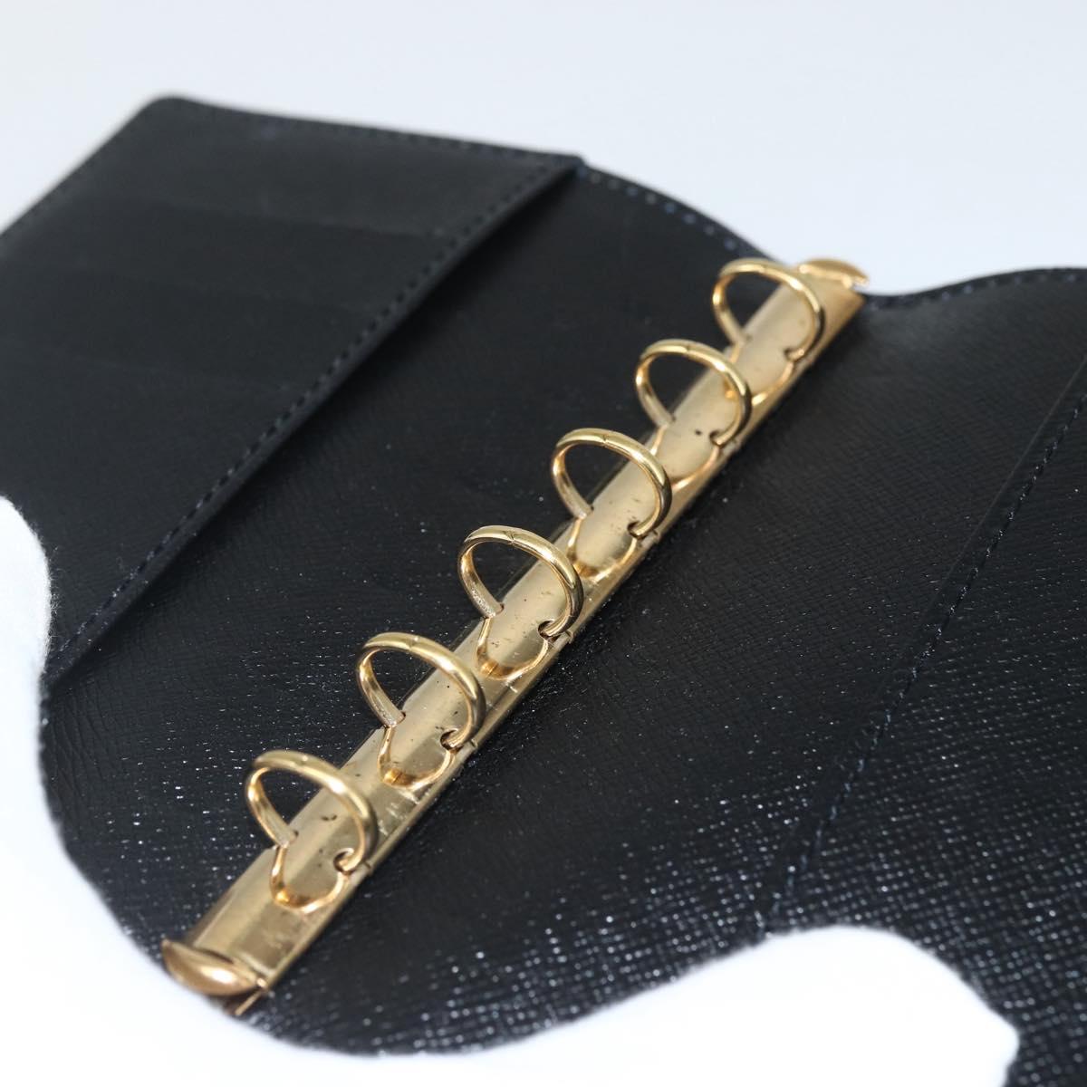 LOUIS VUITTON Epi Agenda PM Day Planner Cover Blue R20055 LV Auth ti3497