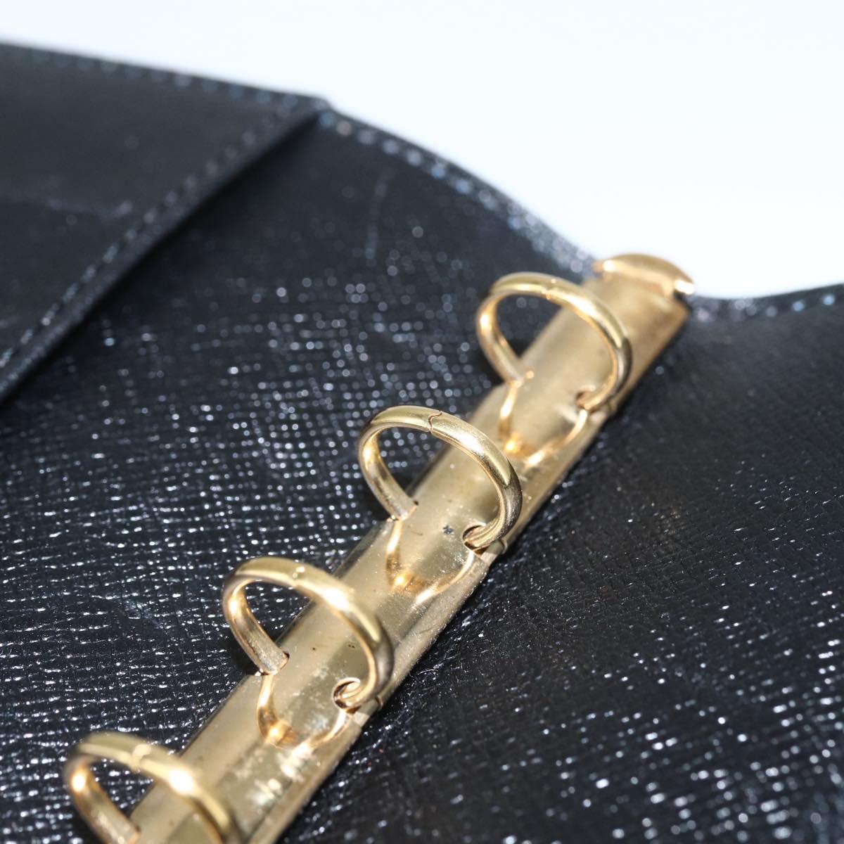 LOUIS VUITTON Epi Agenda PM Day Planner Cover Blue R20055 LV Auth ti3497