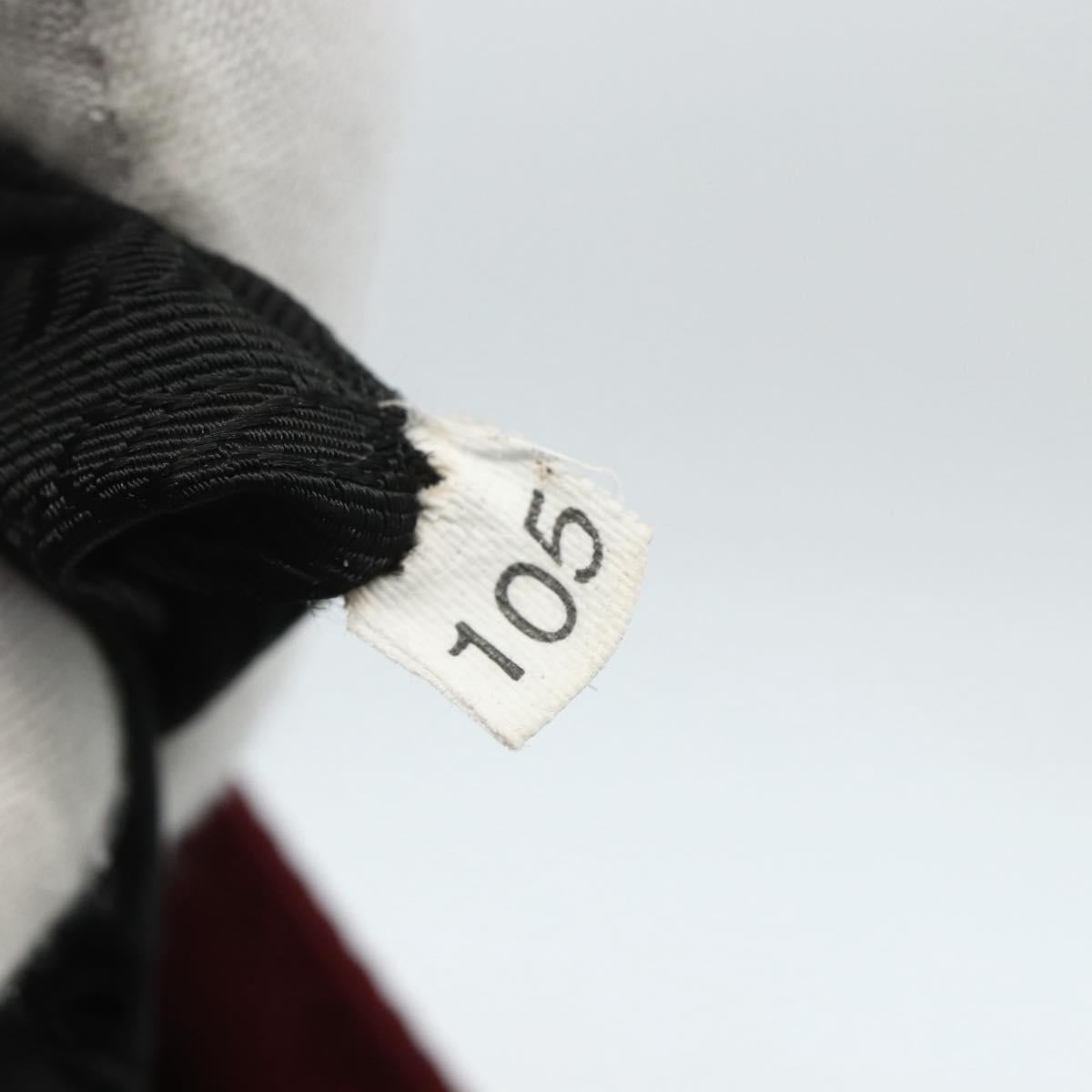 PRADA Sports Tote Bag Nylon Red Silver Auth ti3508