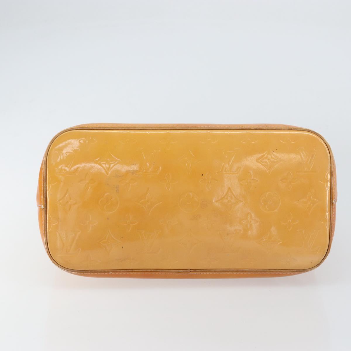 LOUIS VUITTON Monogram Vernis Houston Hand Bag Rose M91054 LV Auth ti3517