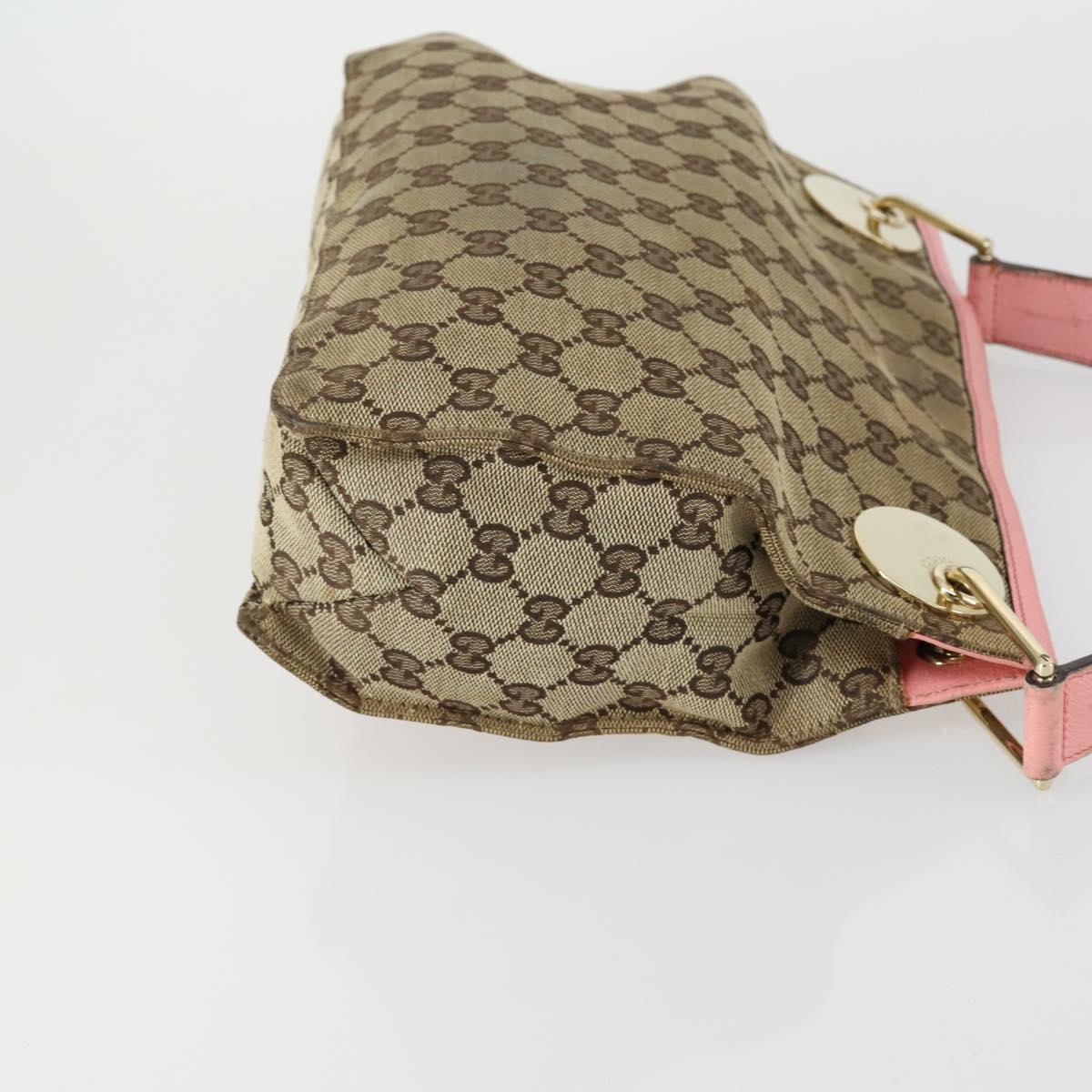Salvatore Ferragamo Gucci Burberry Bag Canvas 4 Set Black Beige Auth ti3518