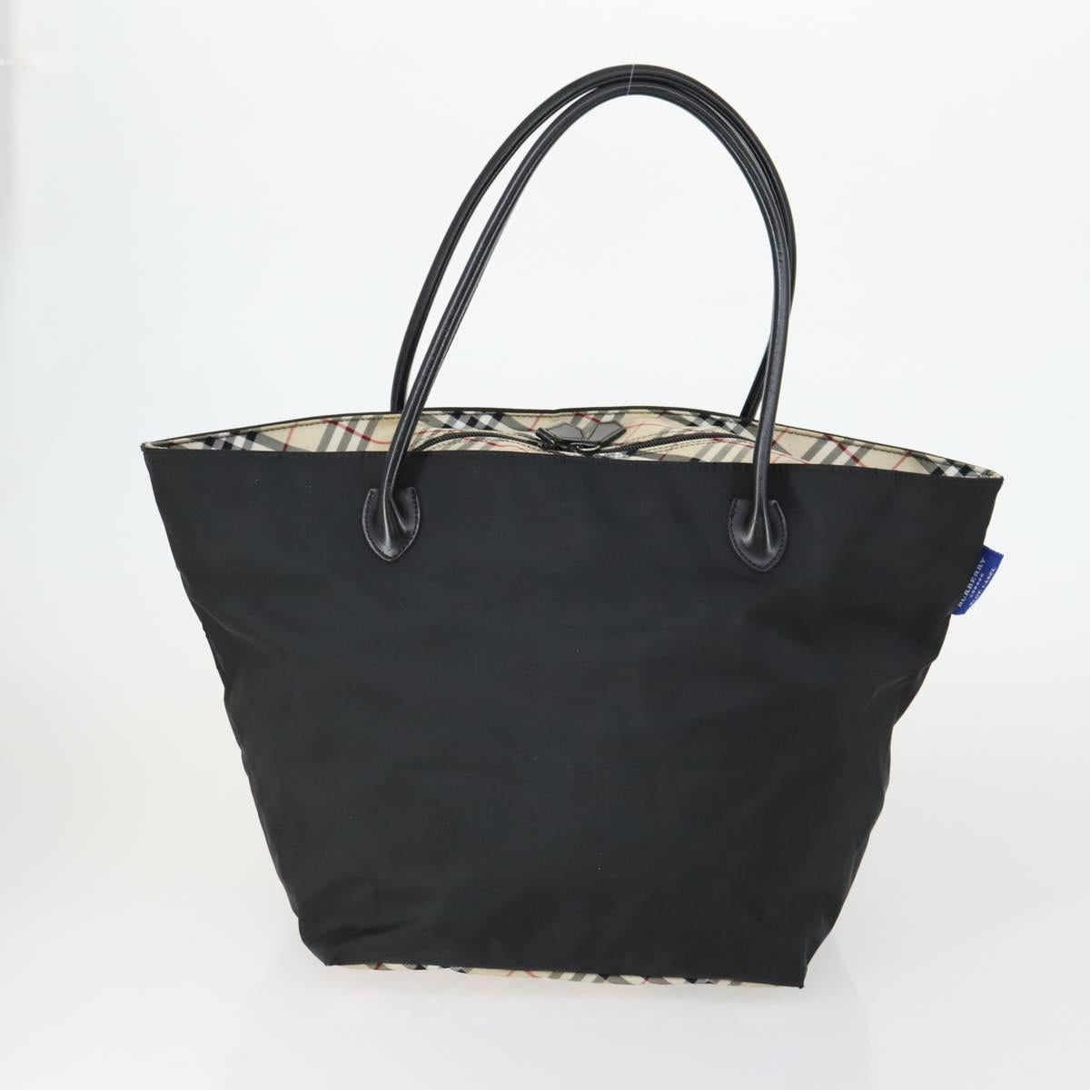 Salvatore Ferragamo Gucci Burberry Bag Canvas 4 Set Black Beige Auth ti3518