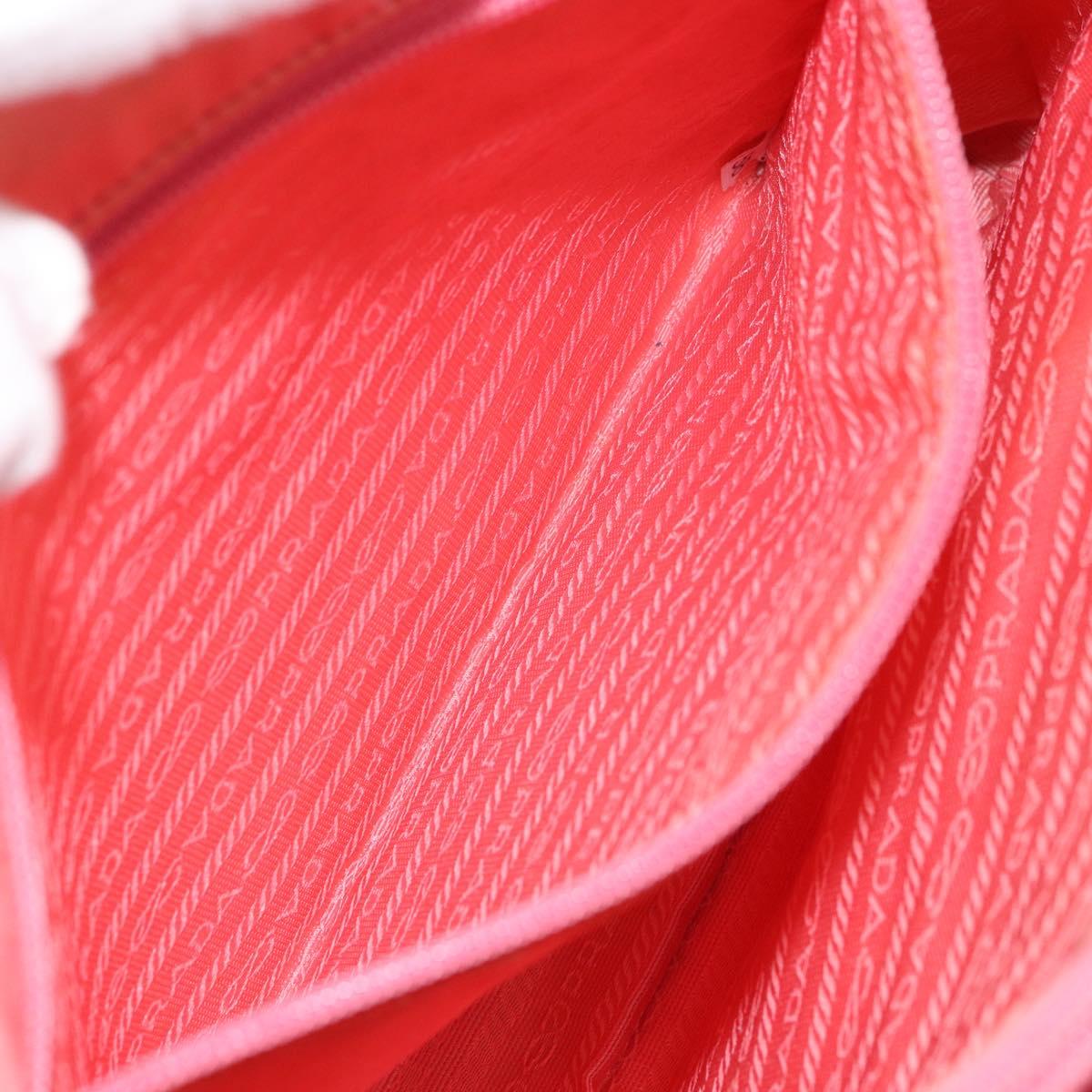 PRADA Shoulder Bag Nylon Pink Auth ti3519