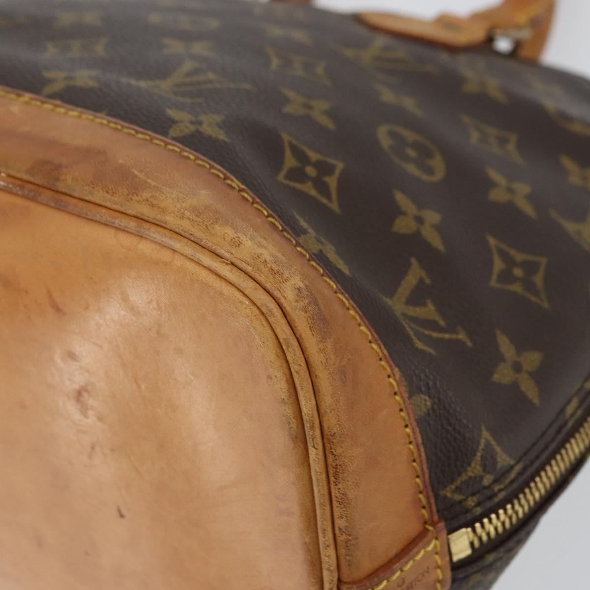 LOUIS VUITTON Monogram Alma Hand Bag M51130 LV Auth ti3527